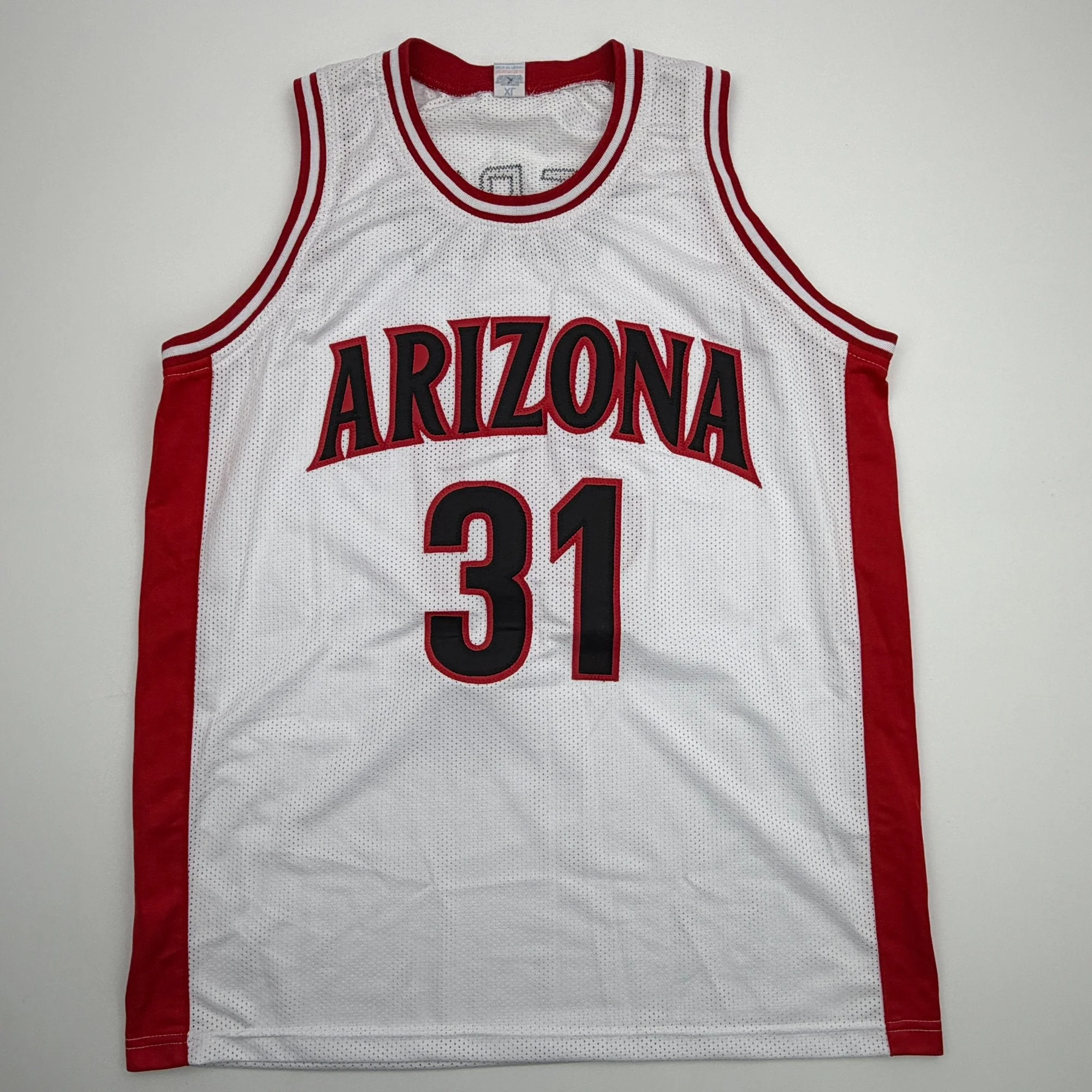 Autographed/Signed Jason Terry Arizona White College Basketball Jersey JSA COA - Image 4