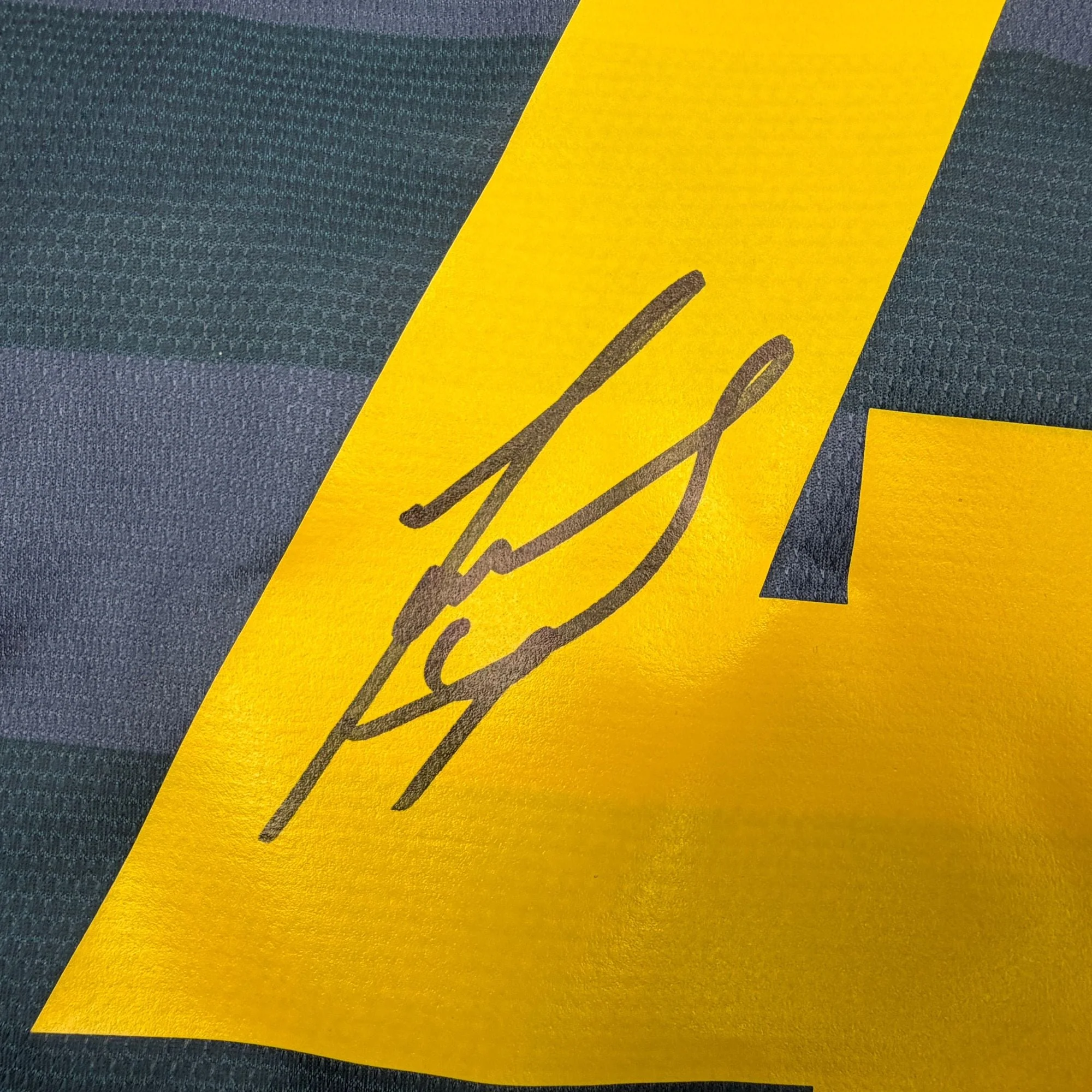 Autographed/Signed Javier Zanetti Inter Milan Navy Blue Soccer Futbol Jersey Beckett BAS COA - Image 3