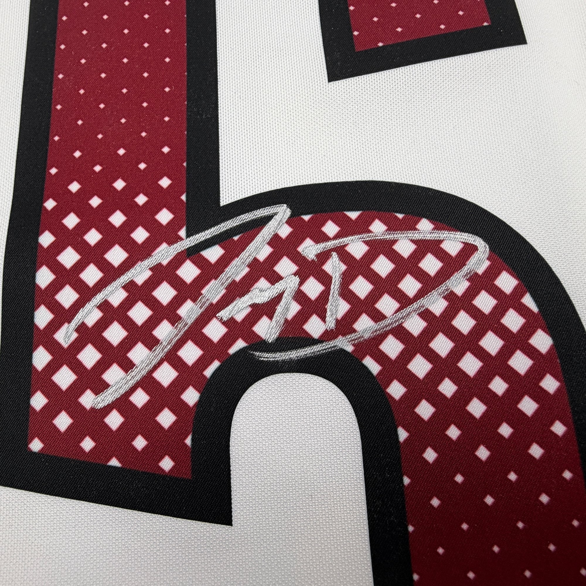 Autographed/Signed Jayden Daniels Washington Commanders White Authentic Football Jersey Fanatics COA - Image 3