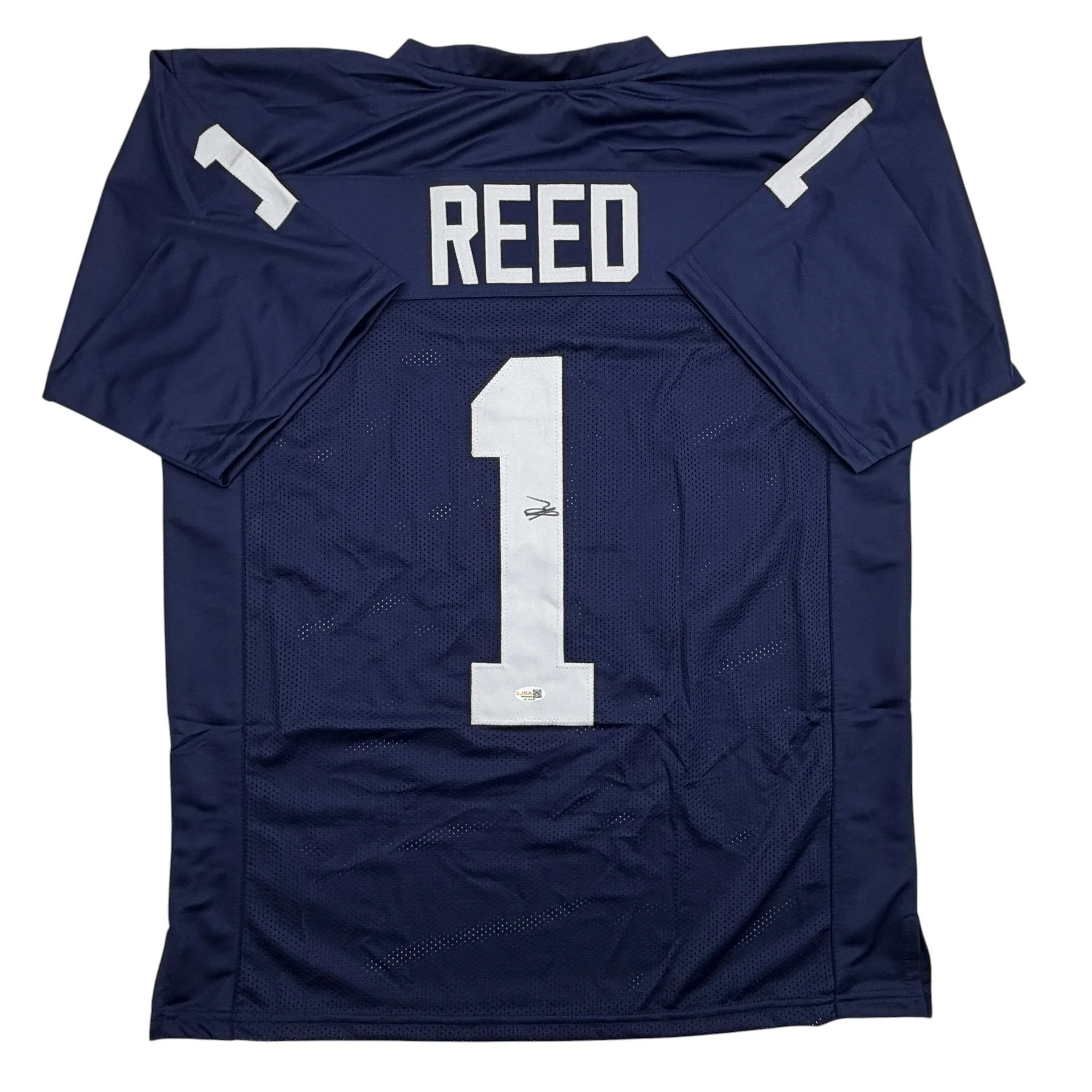 Autographed/Signed Jaylen Reed Penn State Blue College Football Jersey JSA COA