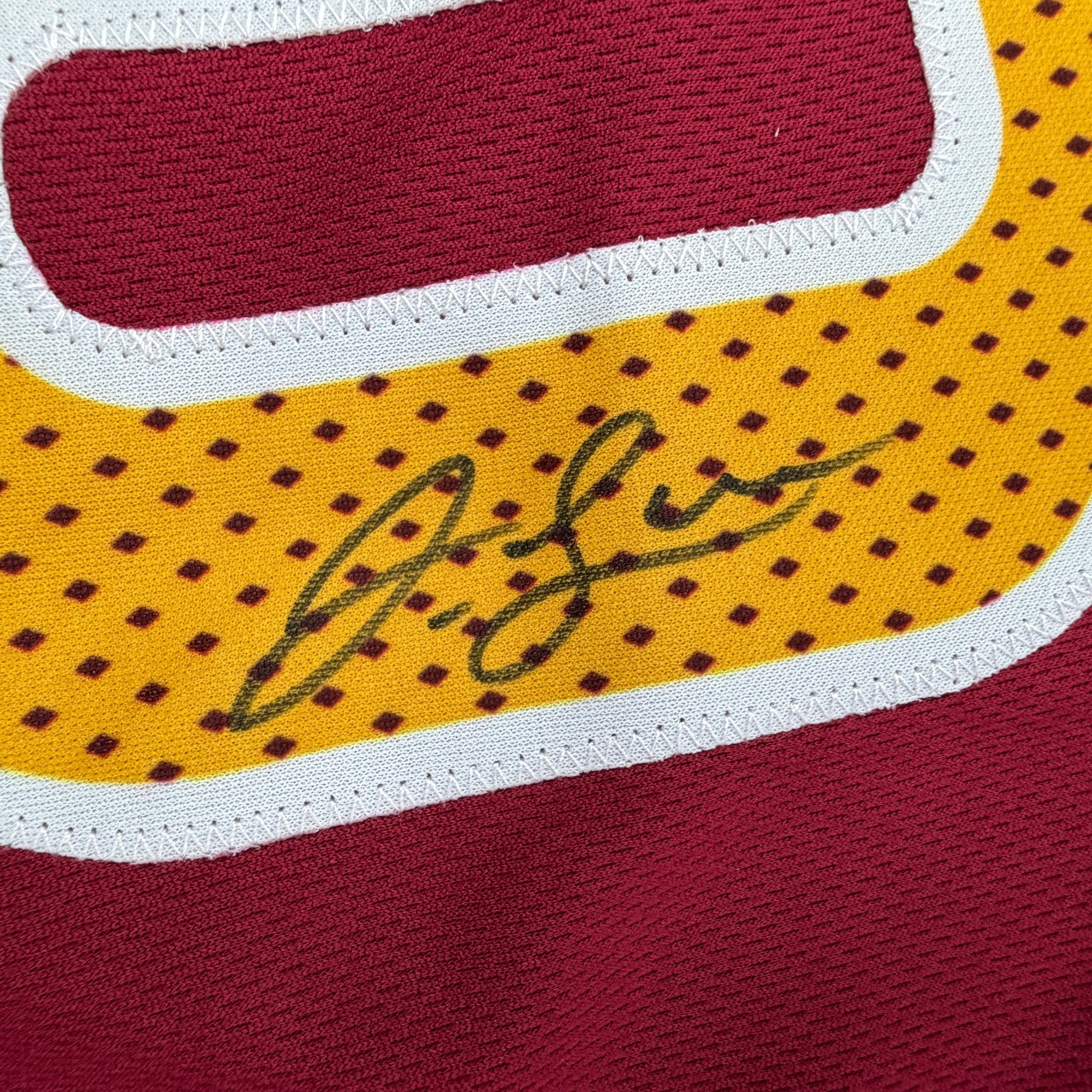 Autographed/Signed Jaylin Lane Washington Maroon Football Jersey JSA COA - Image 3
