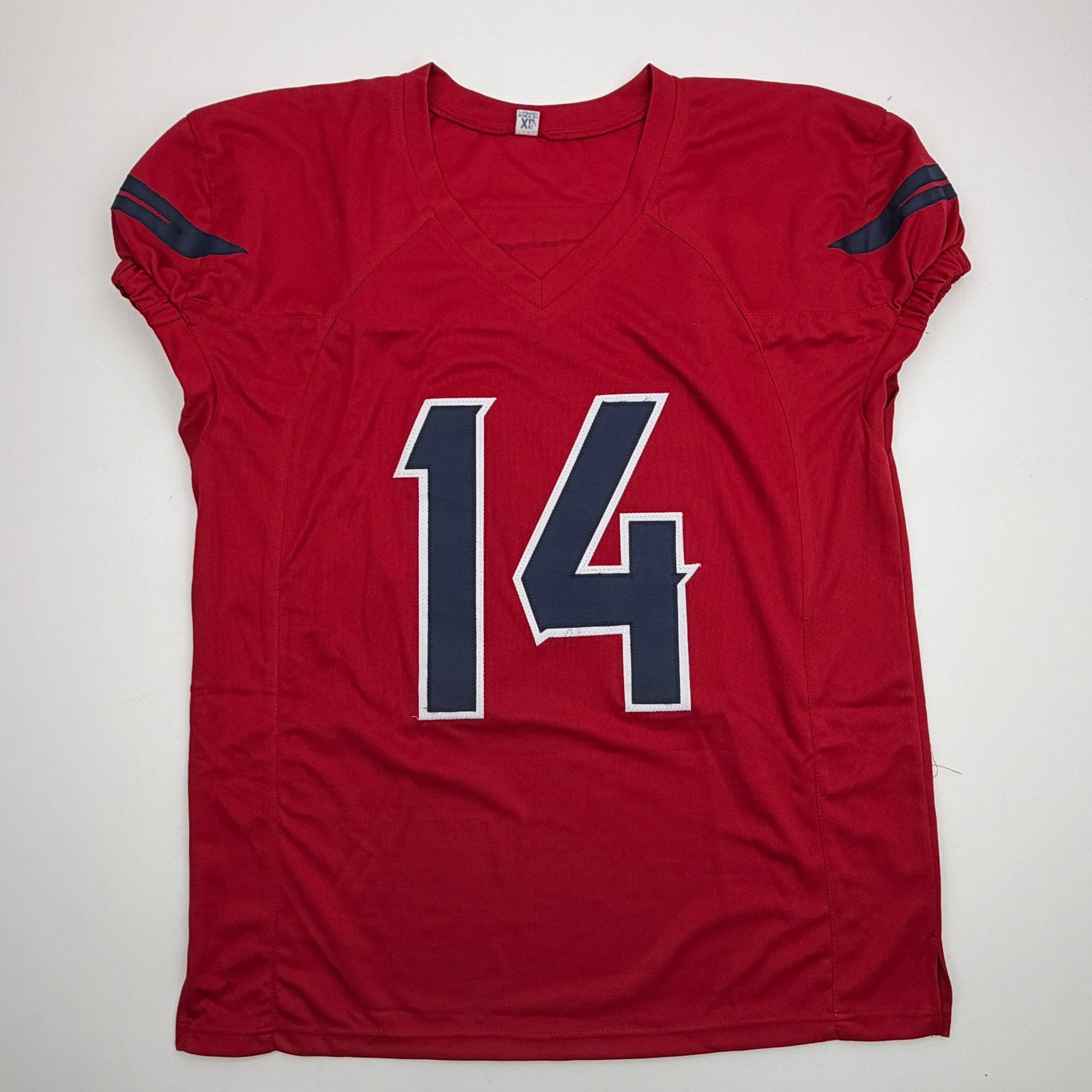 Autographed/Signed Jaylin Noel Houston Red Pro Cut Football Jersey JSA COA - Image 4