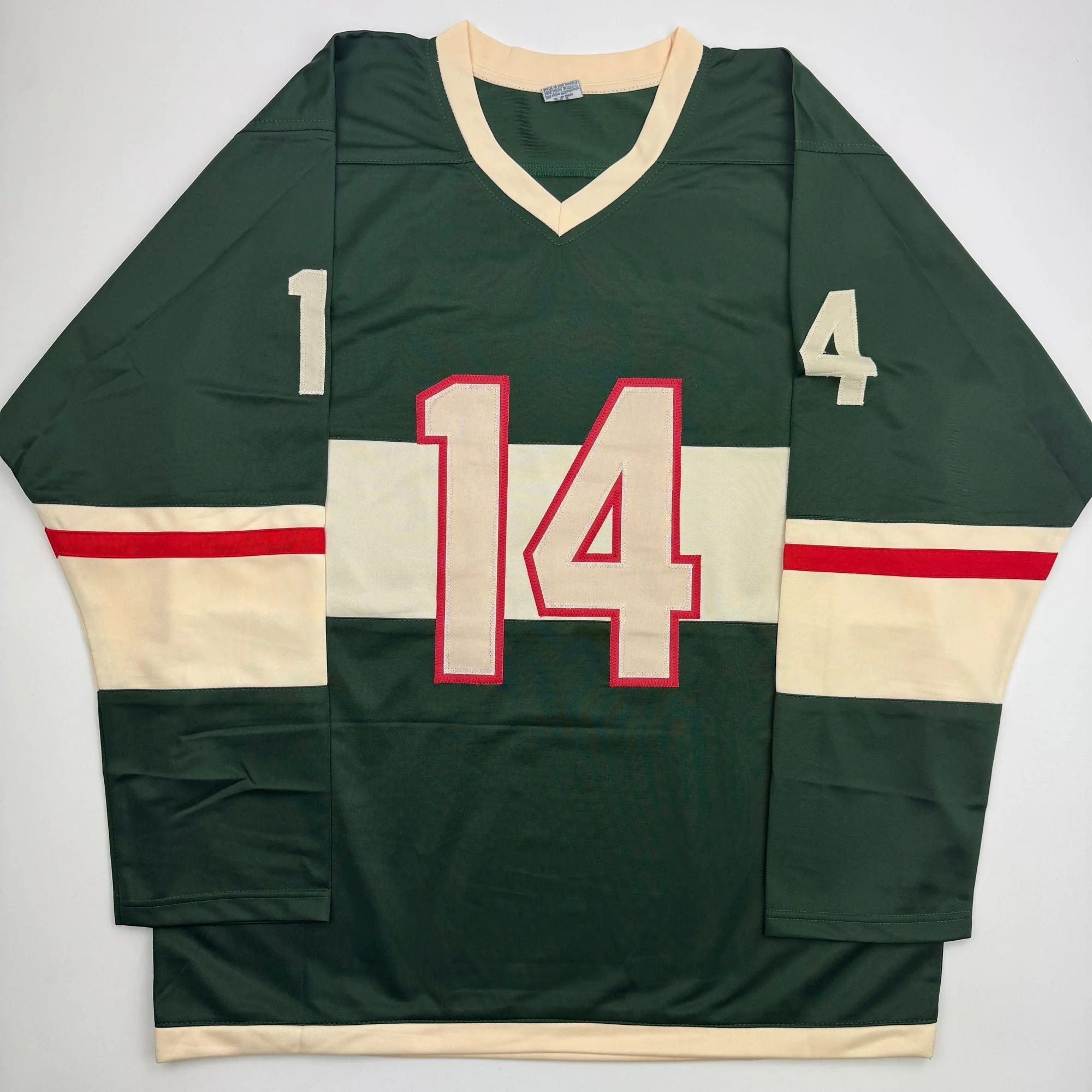 Autographed/Signed Joel Eriksson Ek Minnesota Green Hockey Jersey Beckett BAS COA - Image 4