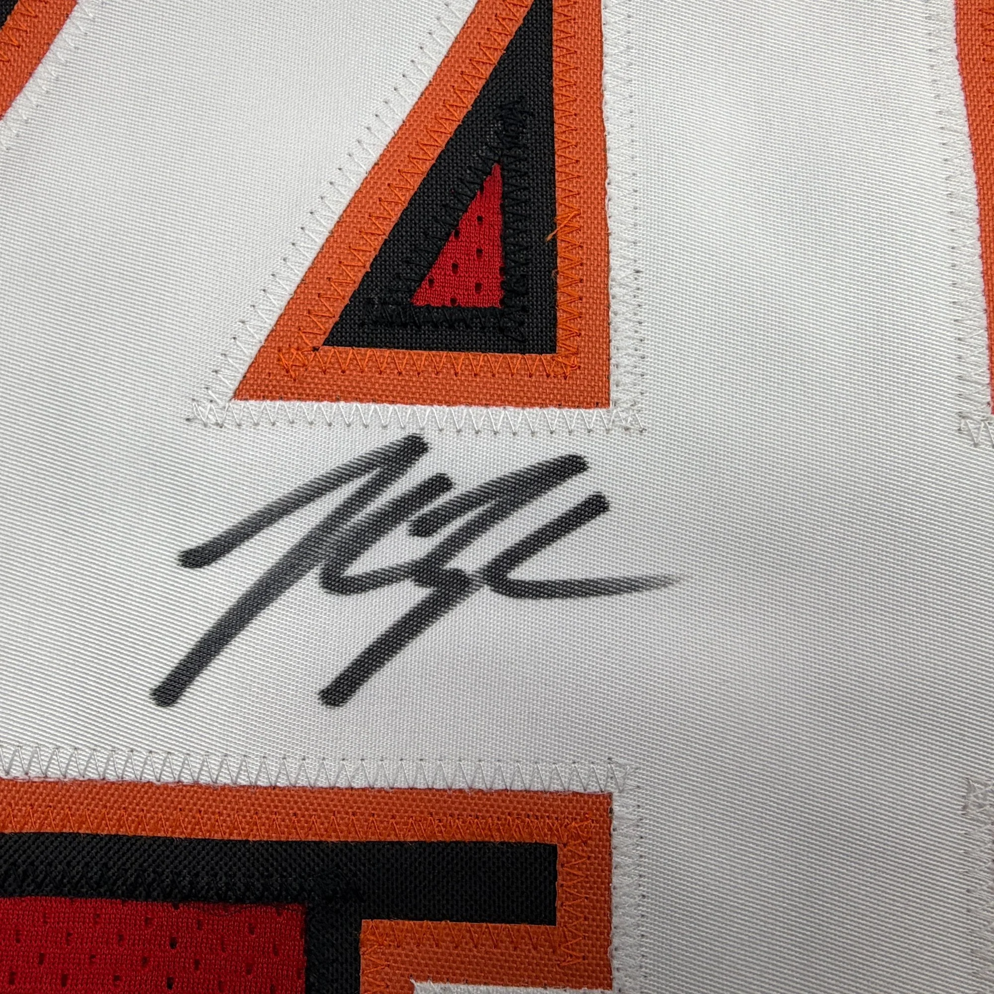 Autographed/Signed John Lynch Tampa Bay Red Football Jersey Beckett BAS COA - Image 3
