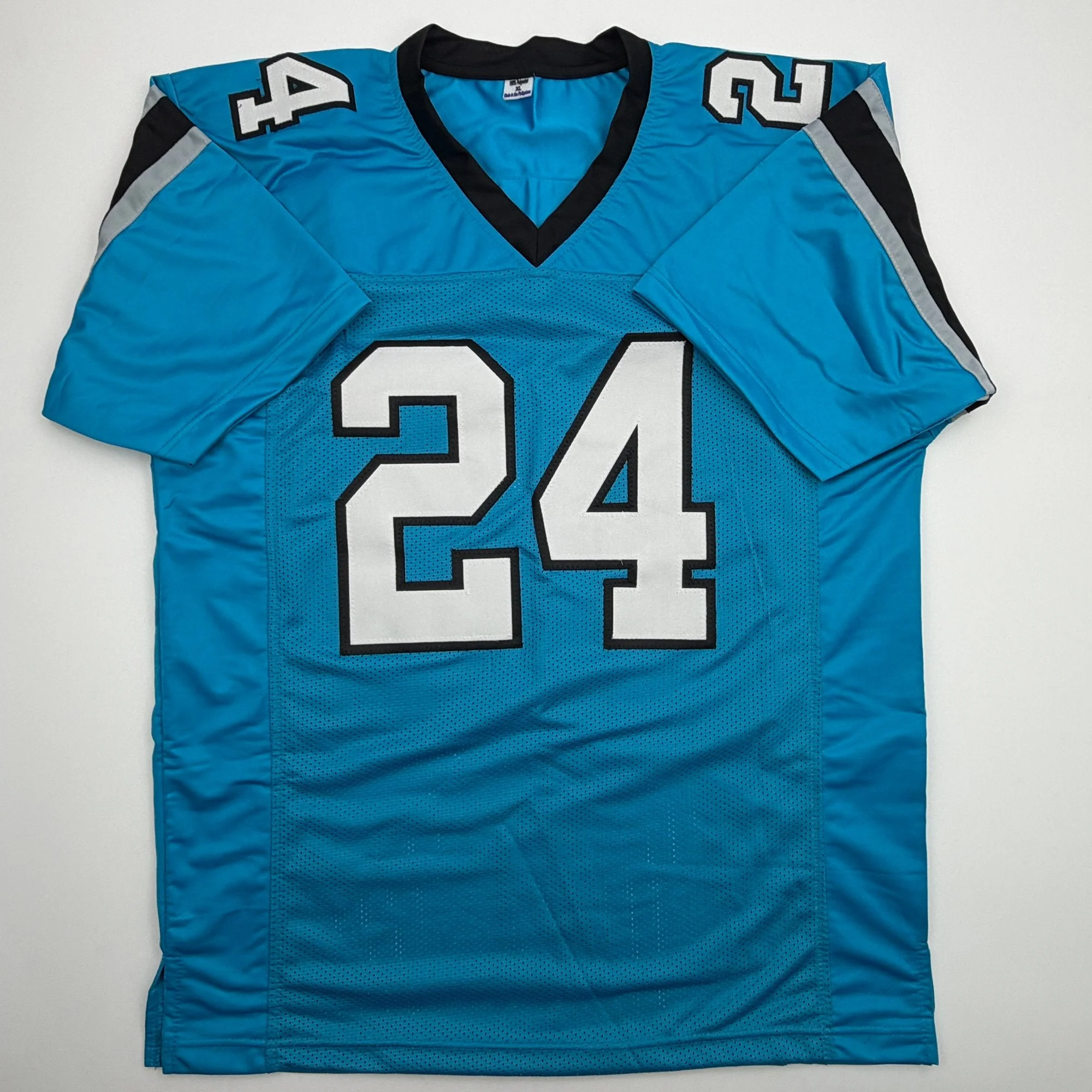Autographed/Signed Jonathon Brooks Carolina Blue Football Jersey JSA COA - Image 4