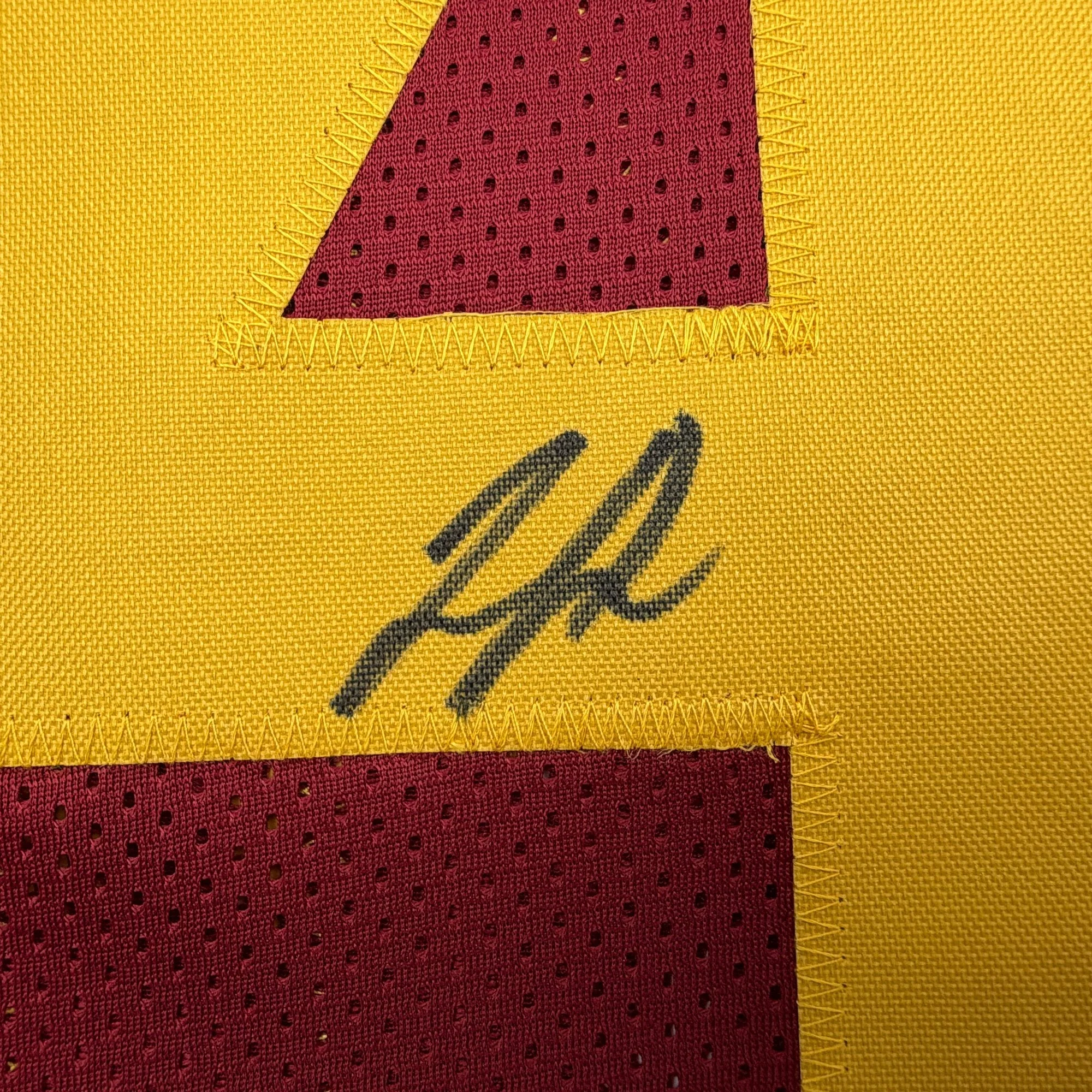 Autographed/Signed Jo'quavious Woody Marks USC Southern Cal Red College Football Jersey JSA COA - Image 3