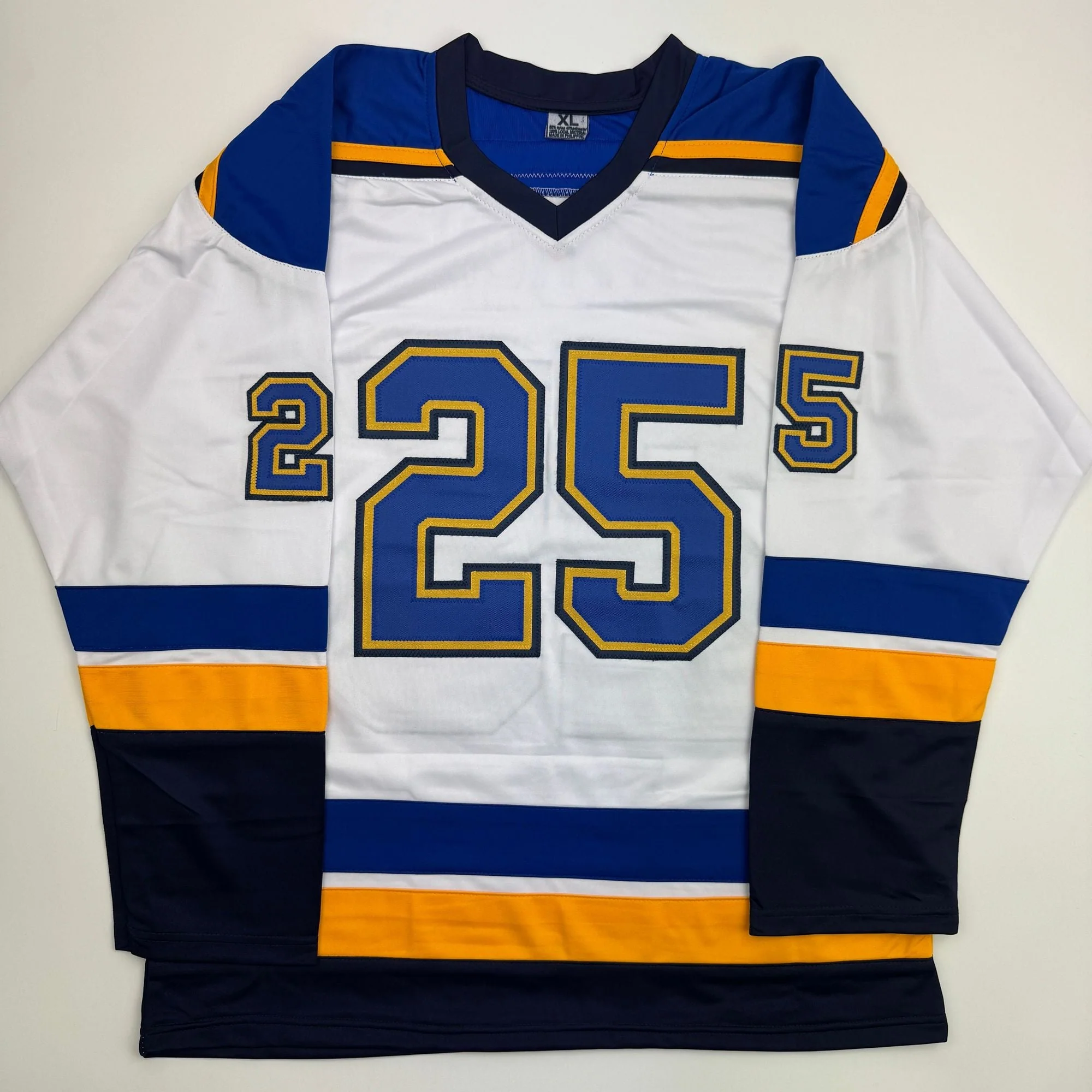 Autographed/Signed Jordan Kyrou St. Louis White Hockey Jersey Beckett BAS COA - Image 4