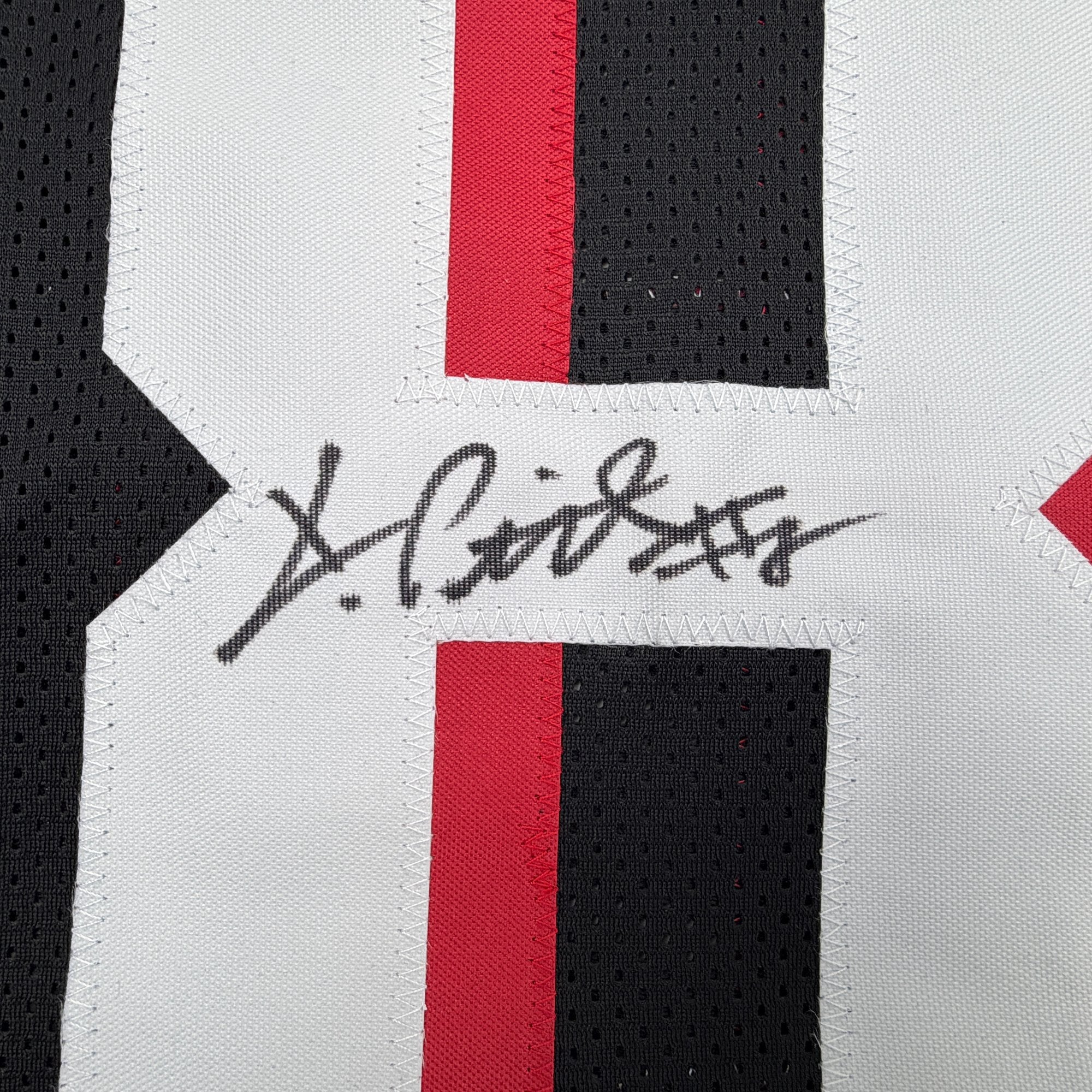 Autographed/Signed Kyle Pitts Atlanta Black Football Jersey Beckett BAS COA - Image 3