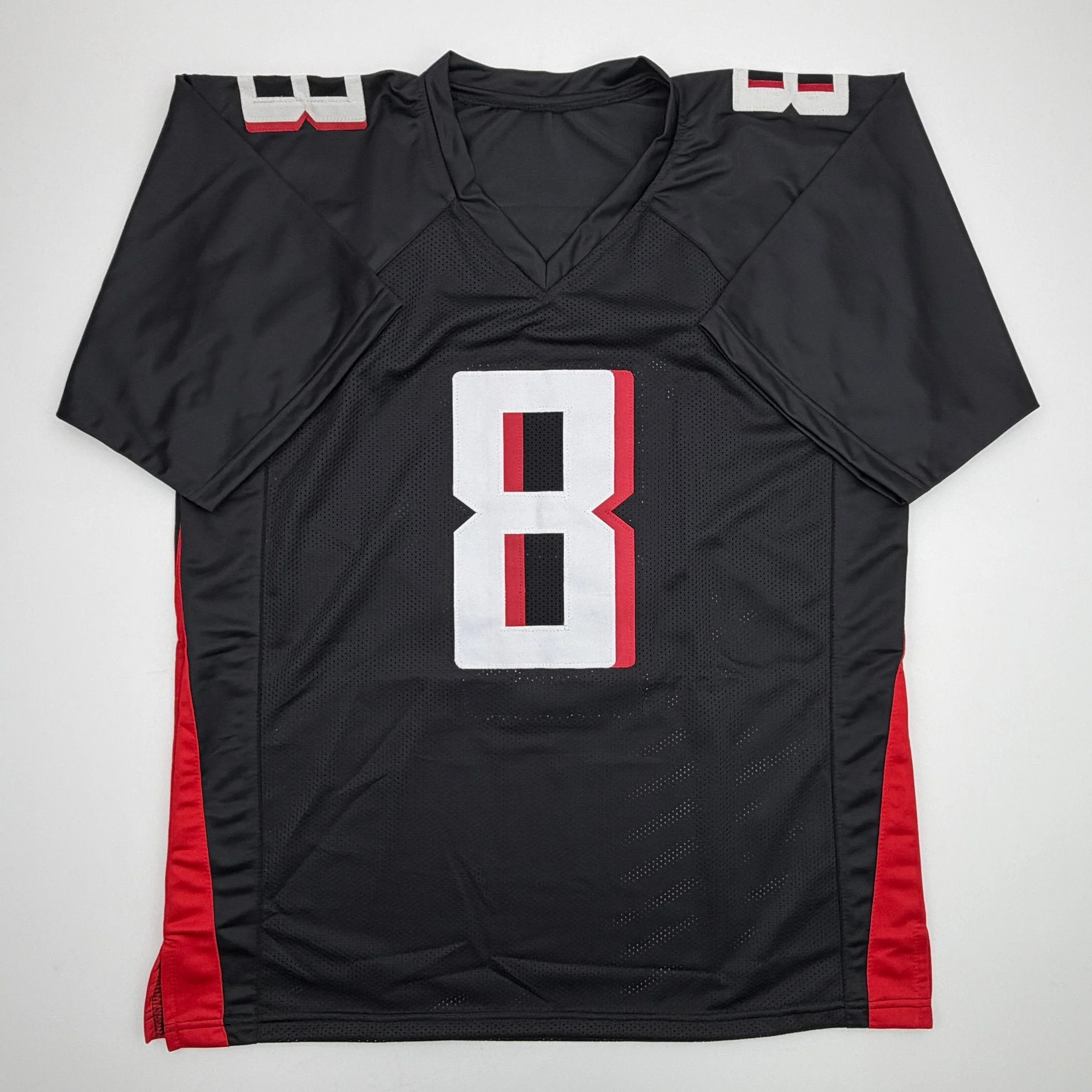Autographed/Signed Kyle Pitts Atlanta Black Football Jersey Beckett BAS COA - Image 4