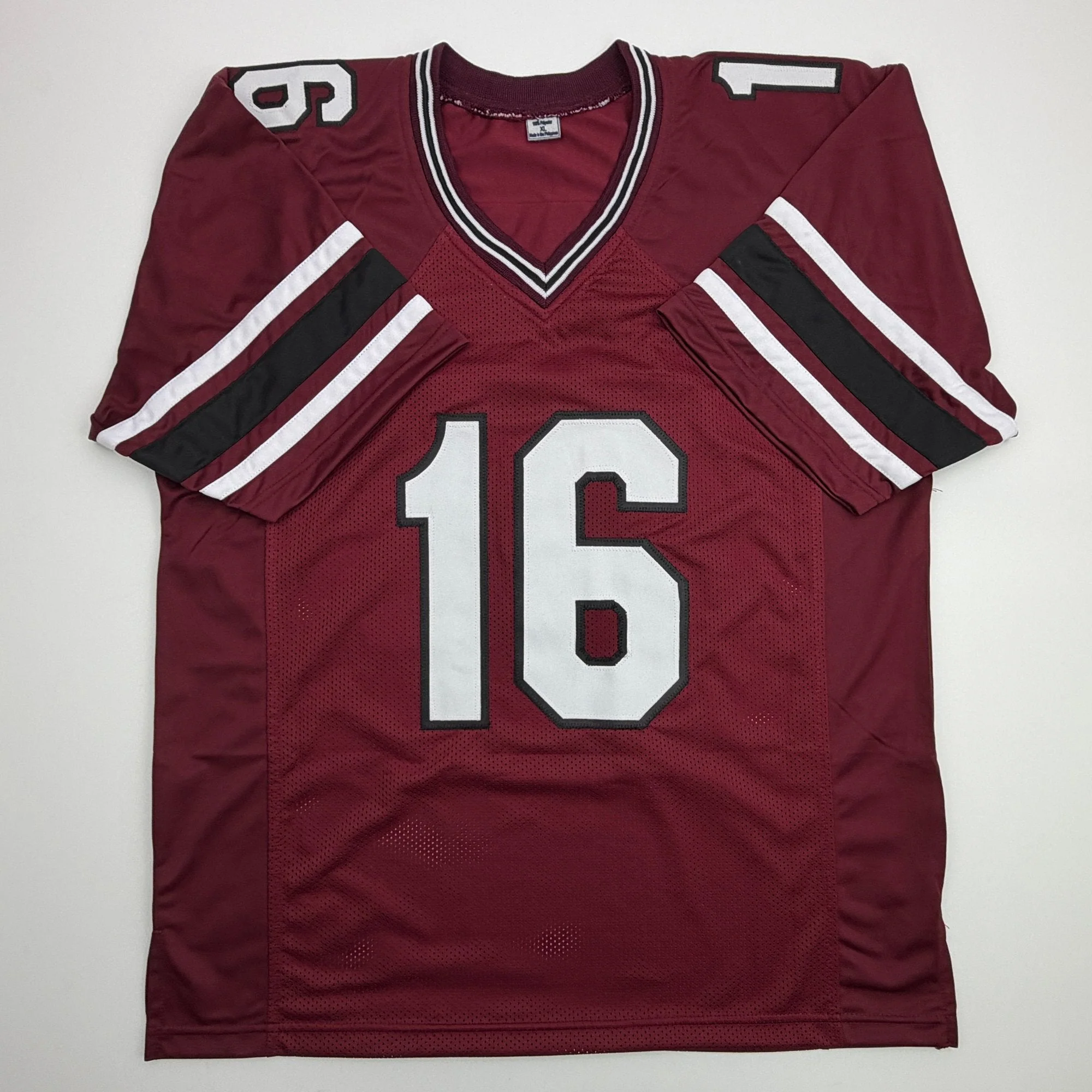 Autographed/Signed LaNorris Sellers South Carolina Maroon College Football Jersey JSA COA - Image 4