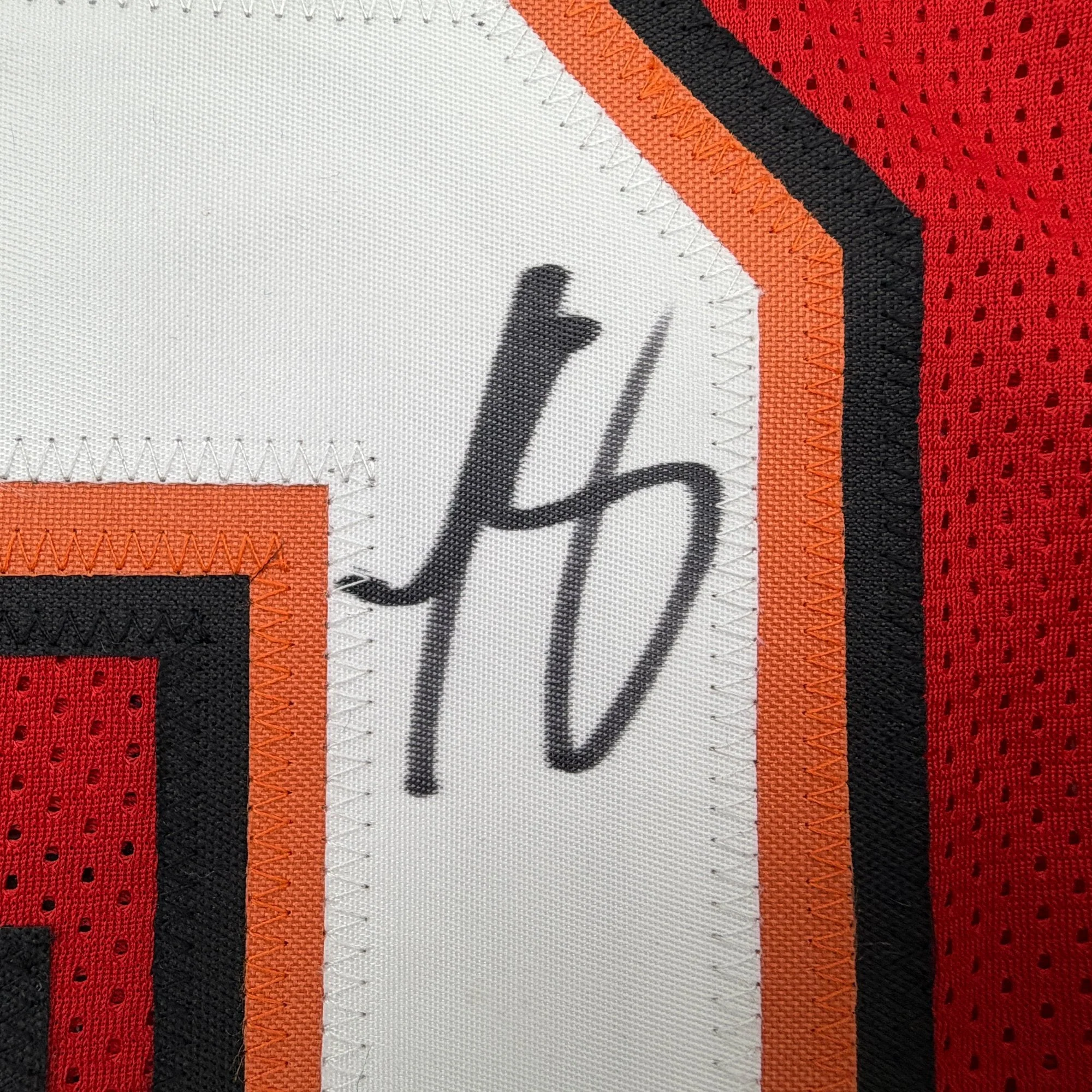 Autographed/Signed LeSean McCoy Tampa Bay Red Football Jersey JSA COA - Image 3