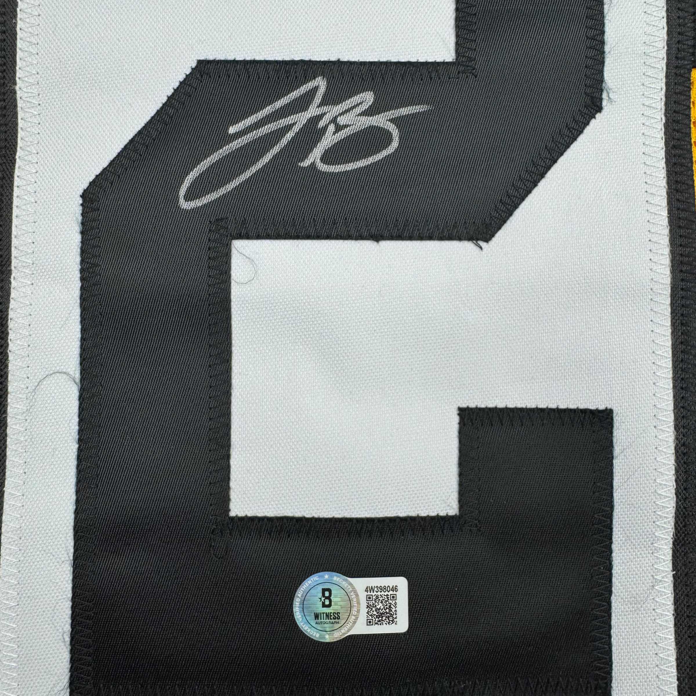 Autographed/Signed Le'Veon LeVeon Bell Pittsburgh Bumble Bee Jersey Football JSA COA - Image 3