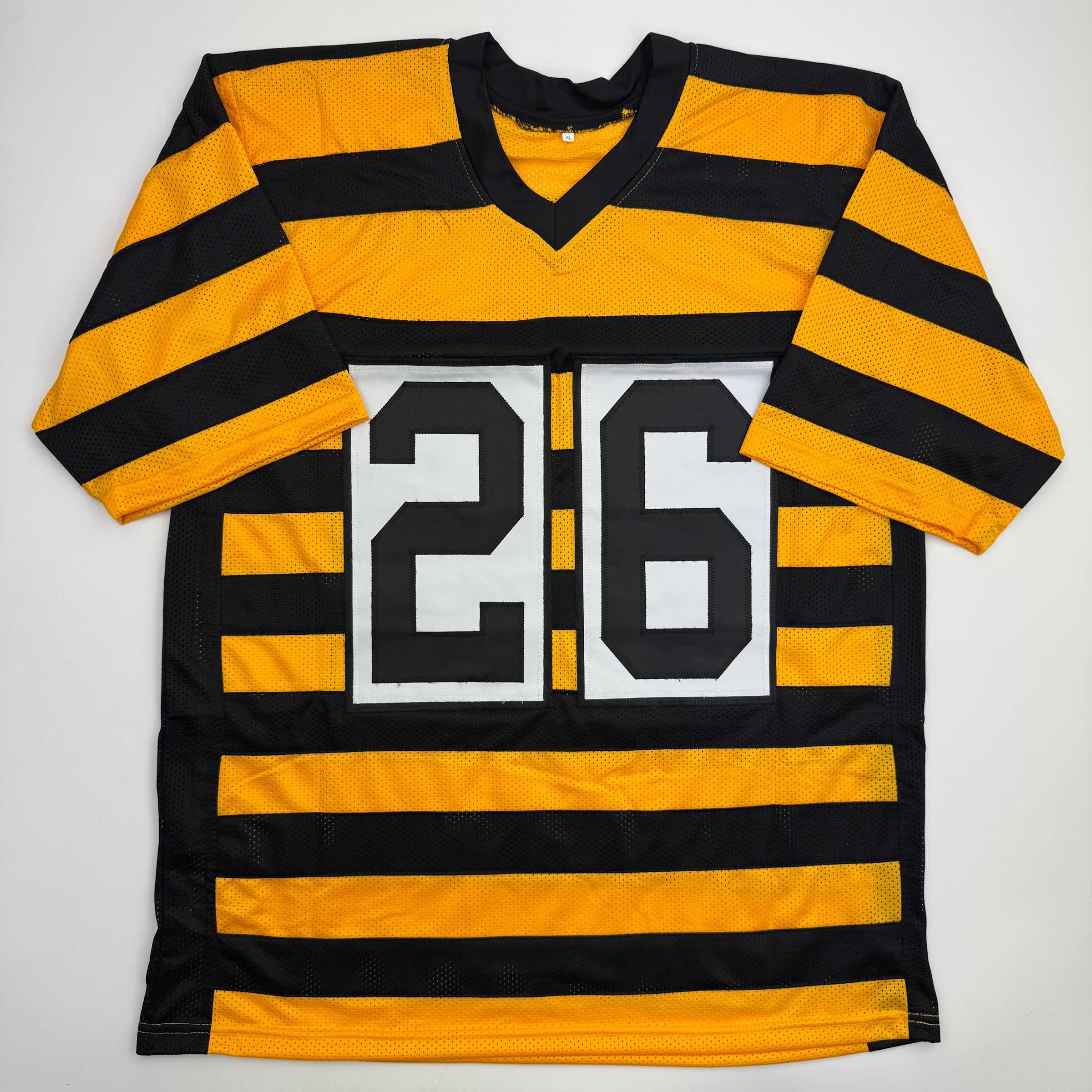 Autographed/Signed Le'Veon LeVeon Bell Pittsburgh Bumble Bee Jersey Football JSA COA - Image 4