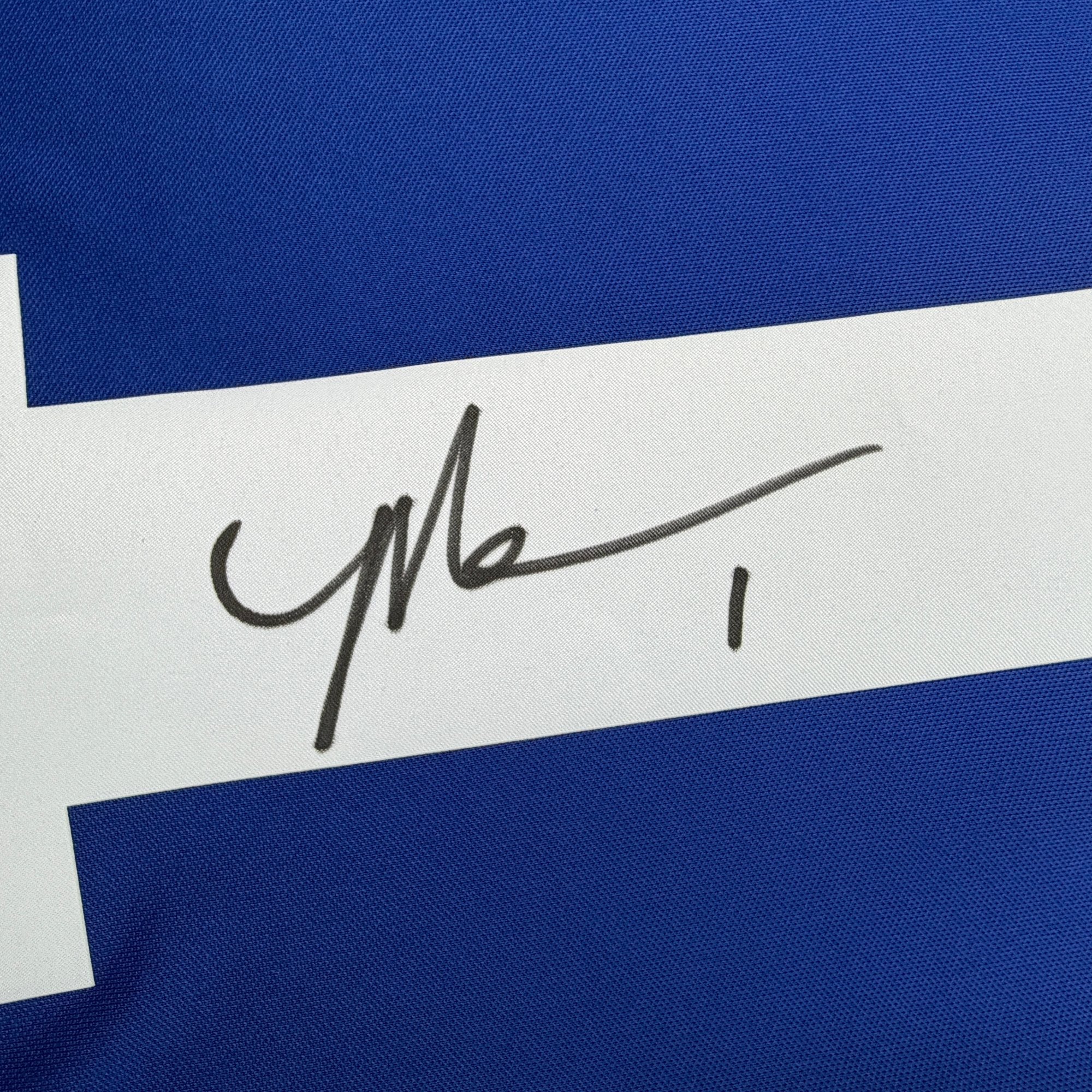 Autographed/Signed Malik Nabers New York Giants Blue Authentic Football Jersey Fanatics COA - Image 3