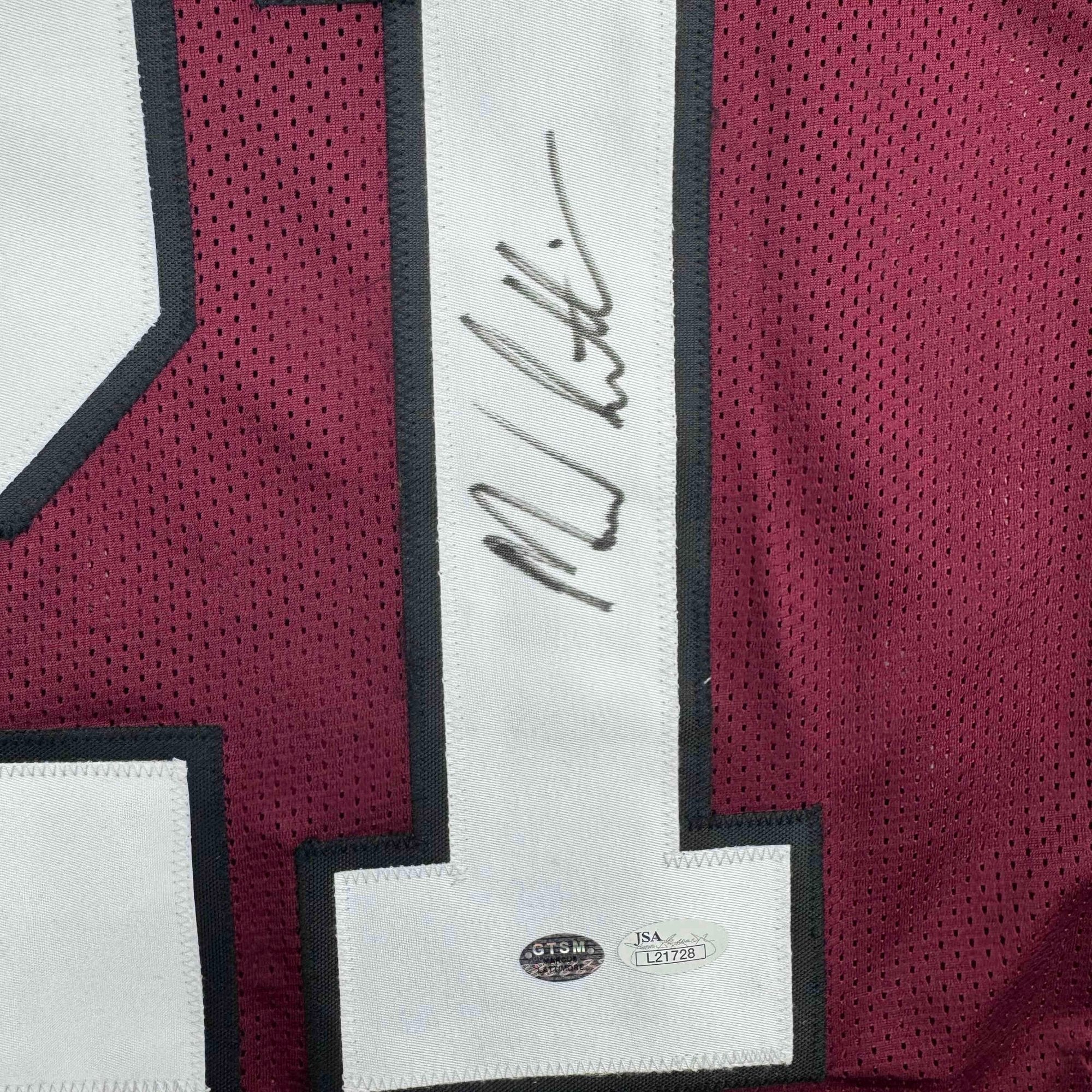 Autographed/Signed Marcus Lattimore South Carolina Maroon College Football Jersey JSA COA - Image 3