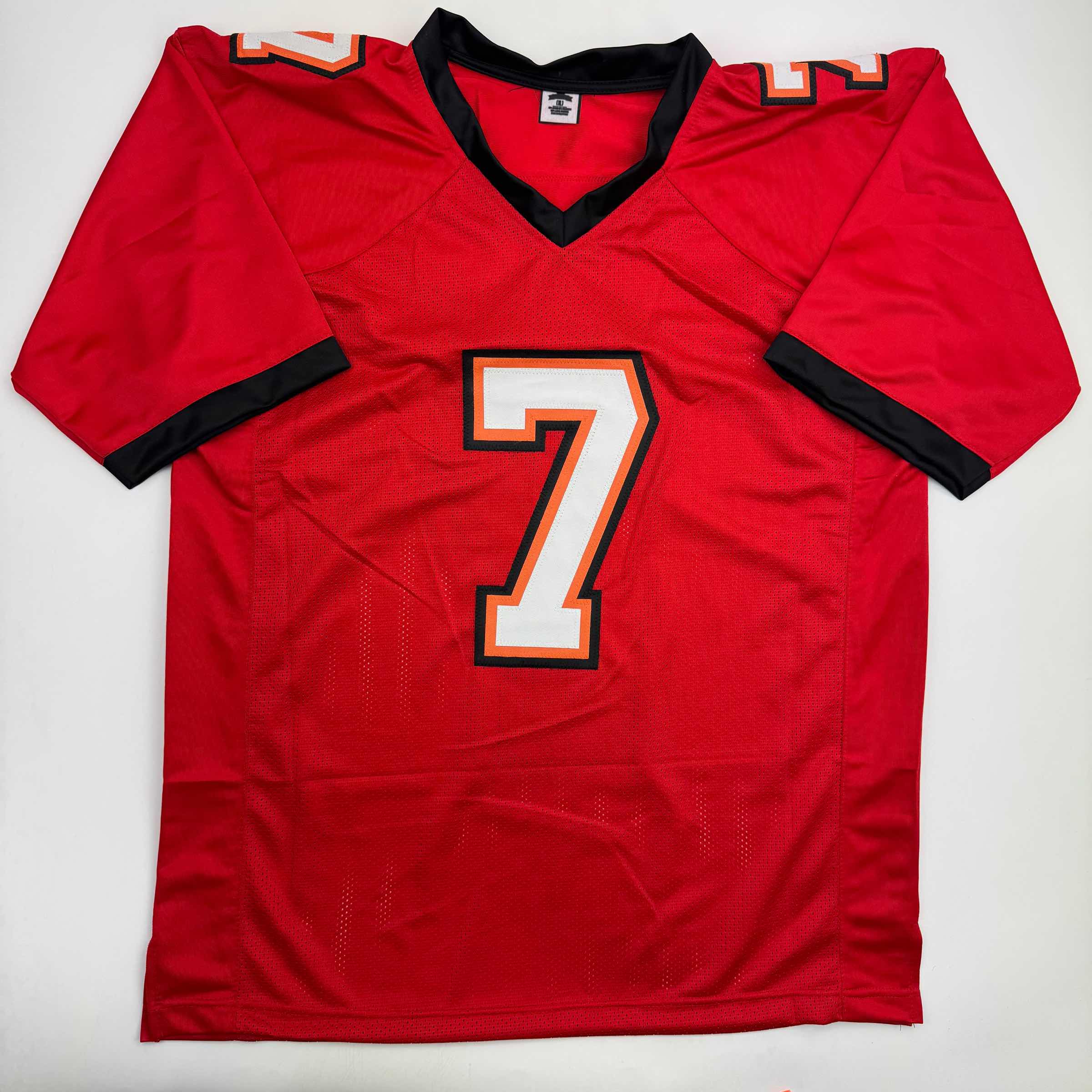 Autographed/Signed Martin Gramatica Tampa Bay Red Football Jersey JSA COA - Image 4
