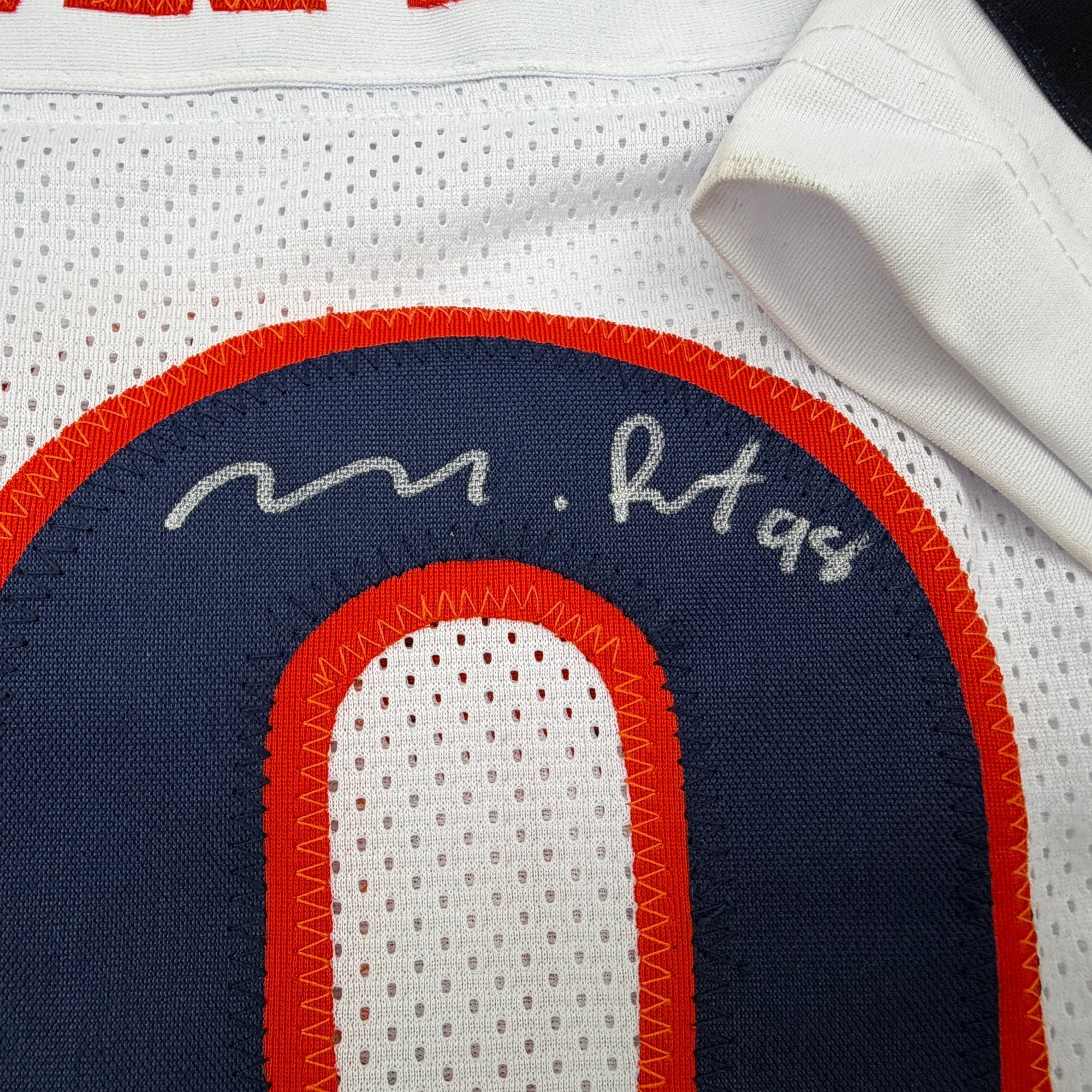 Autographed/Signed Montez Sweat Chicago White Football Jersey PSA/DNA COA - Image 3