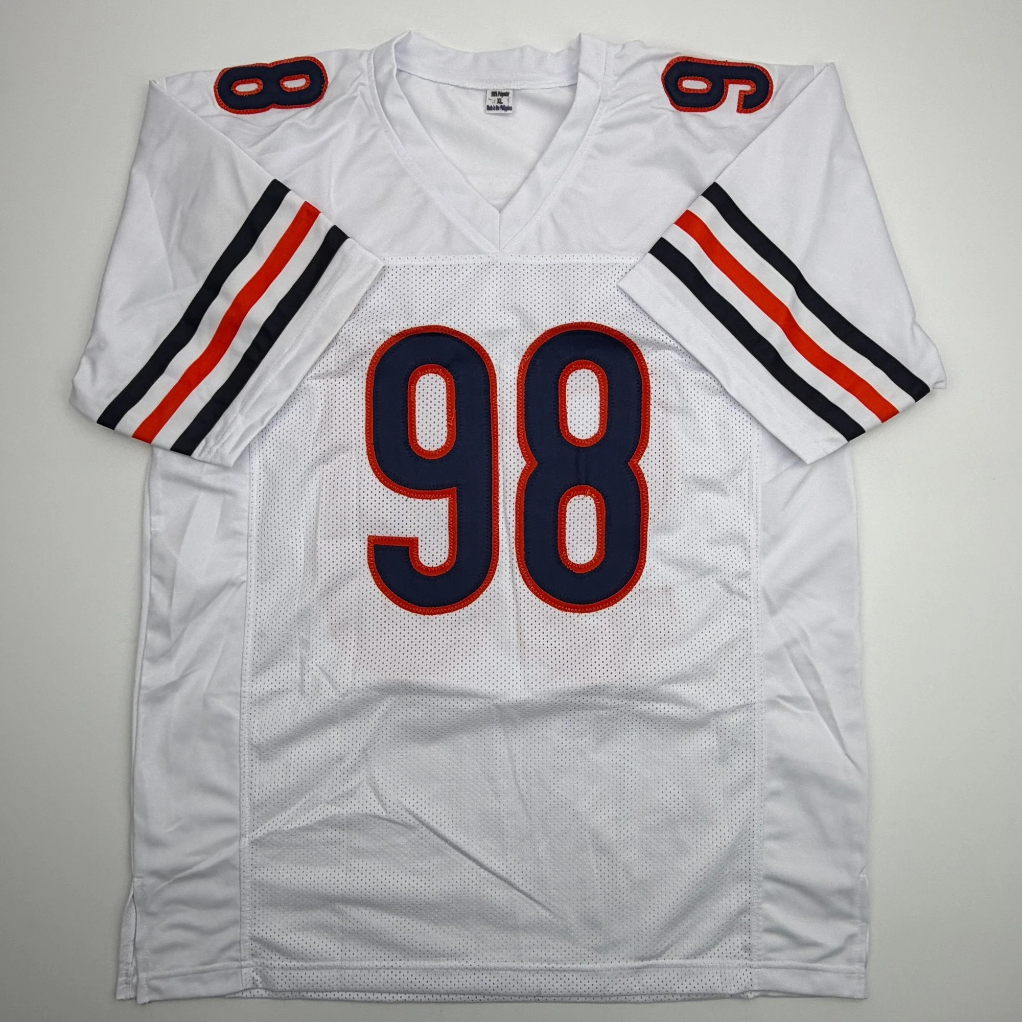 Autographed/Signed Montez Sweat Chicago White Football Jersey PSA/DNA COA - Image 4
