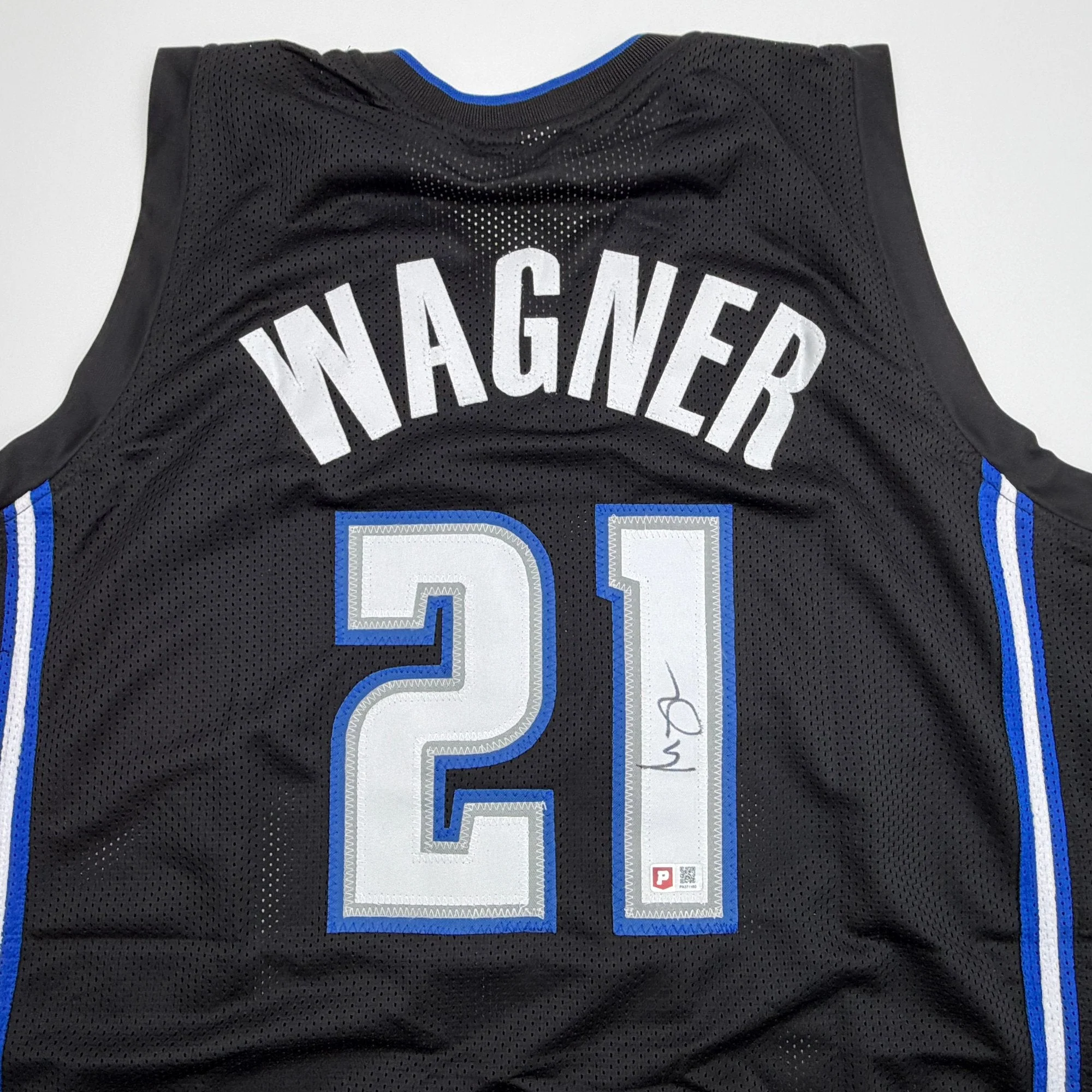 Autographed/Signed Moritz Moe Wagner Orlando Black Basketball Jersey Pristine PA COA - Image 2