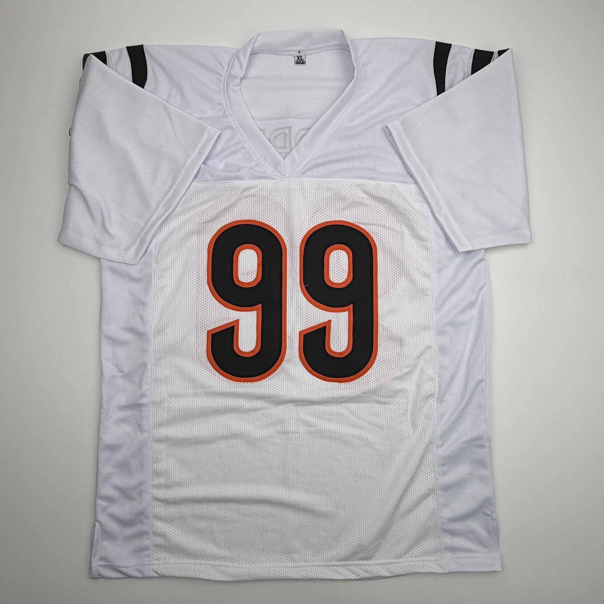 Autographed/Signed Myles Murphy Cincinnati White Football Jersey JSA COA - Image 4