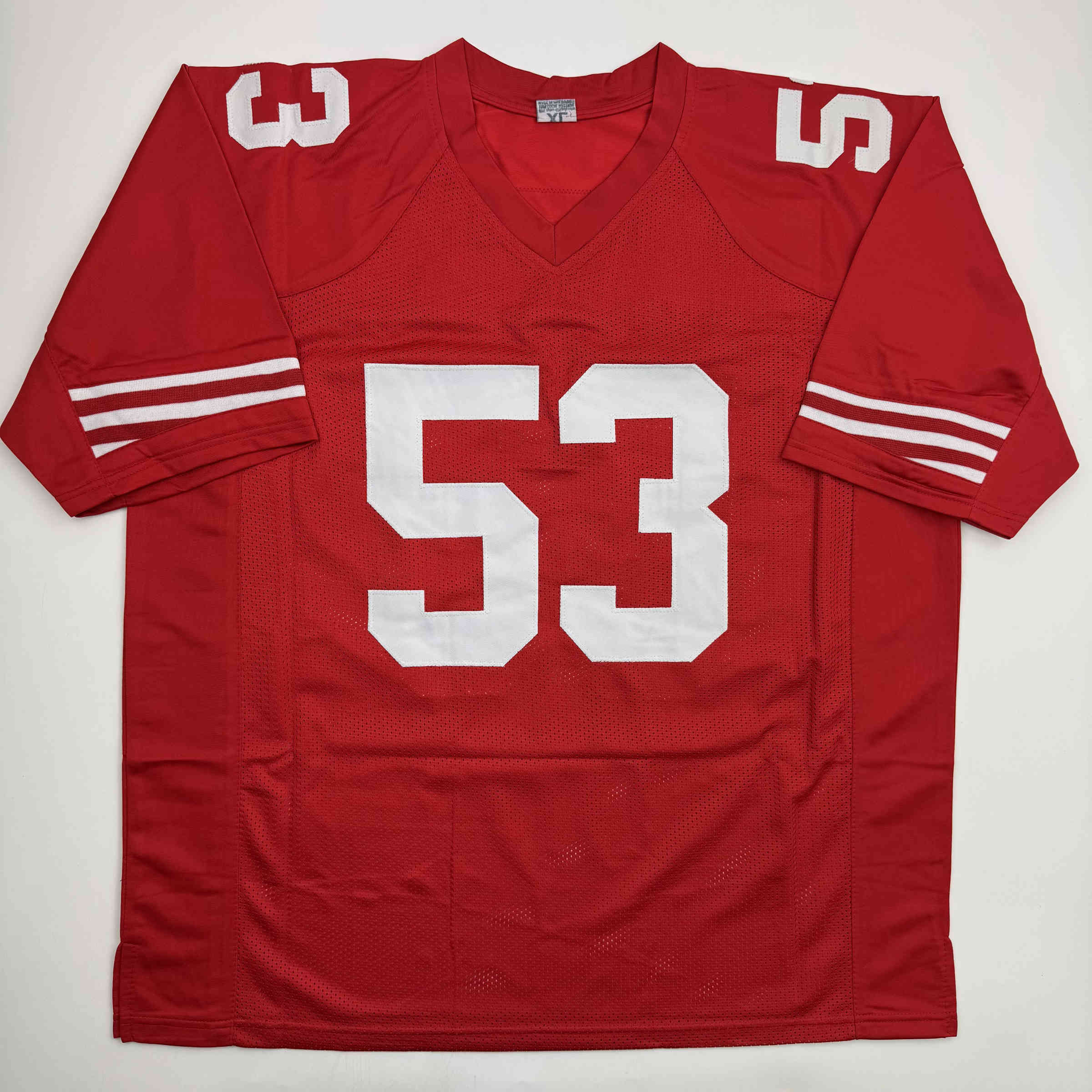 Autographed/Signed NaVorro Bowman San Francisco Red Football Jersey Beckett BAS COA - Image 4
