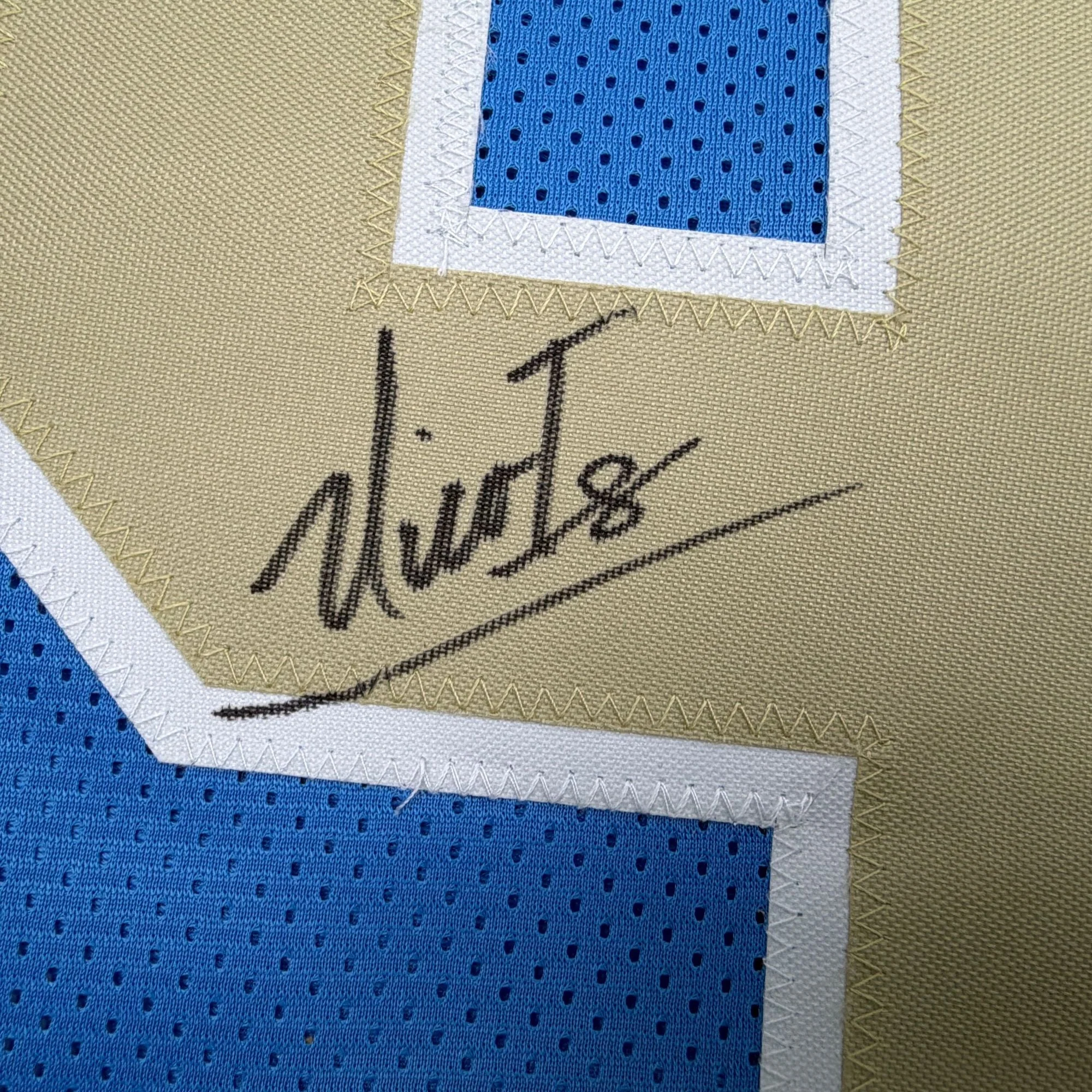 Autographed/Signed Nico Iamaleava UCLA Blue College Football Jersey JSA COA - Image 3
