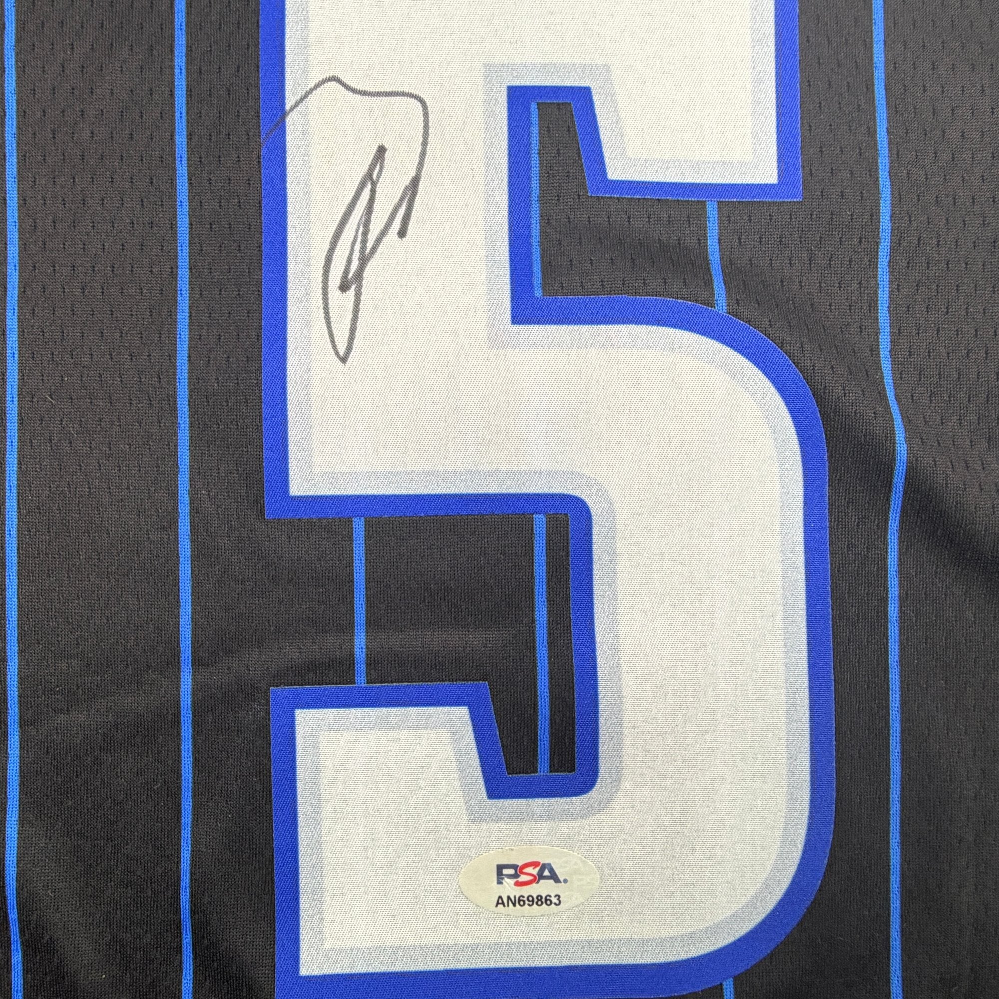 Autographed/Signed Paolo Banchero Orlando Magic Black Authentic Basketball Jersey PSA/DNA COA - Image 3