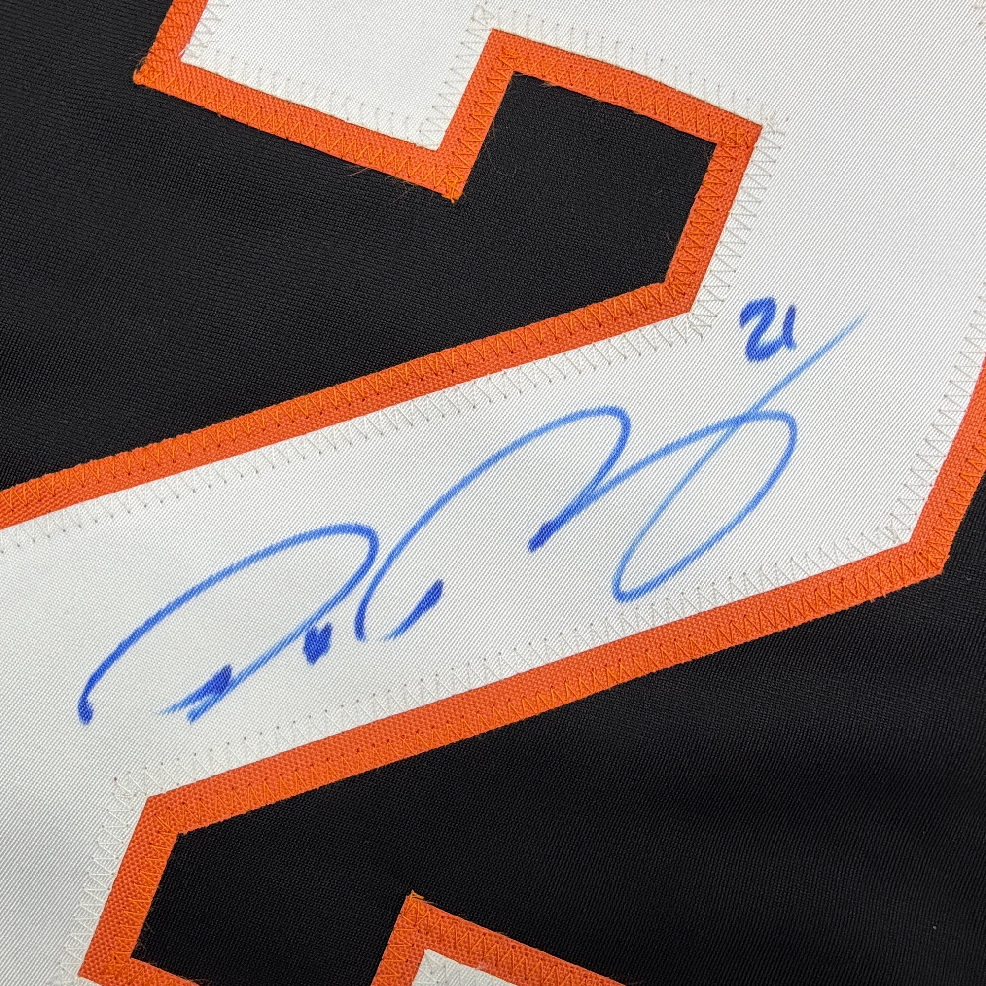 Autographed/Signed Peter Forsberg Philadelphia Black Hockey Jersey JSA COA - Image 3