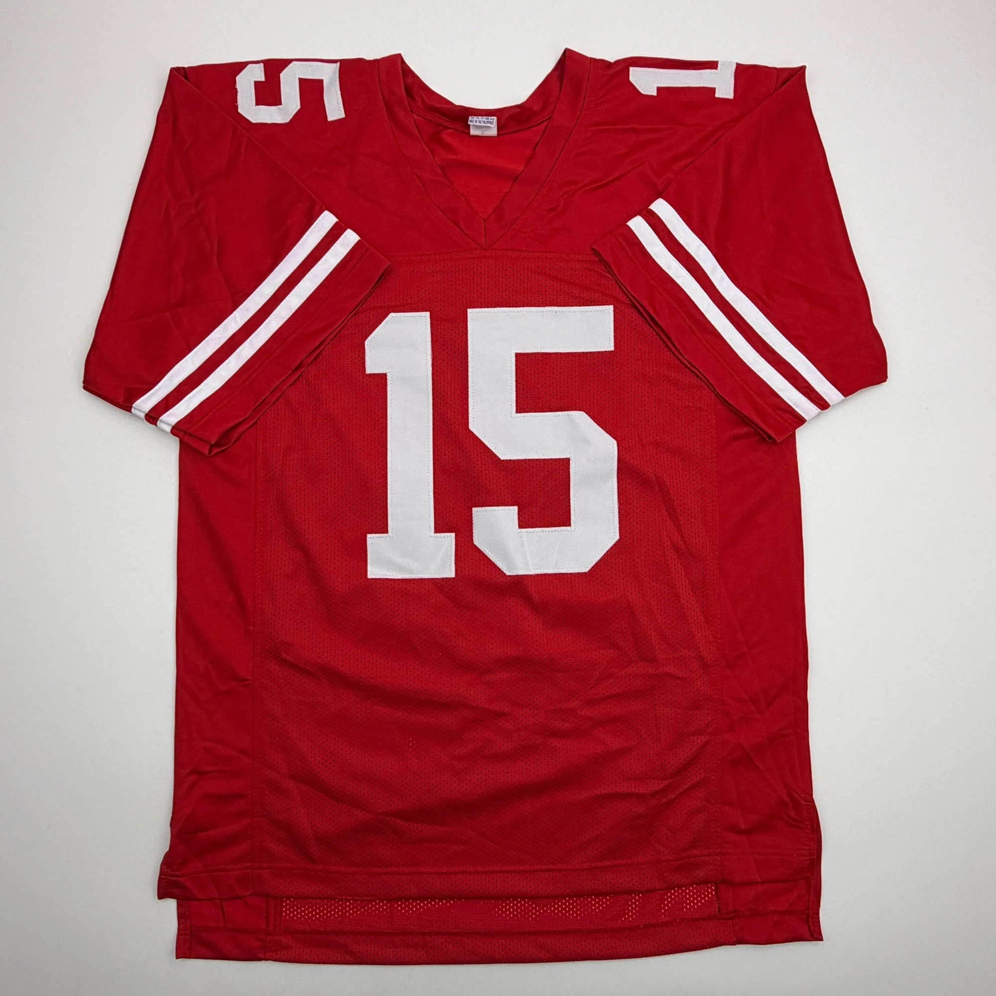Autographed/Signed Pierre Garcon San Francisco Red Football Jersey Beckett BAS COA - Image 4