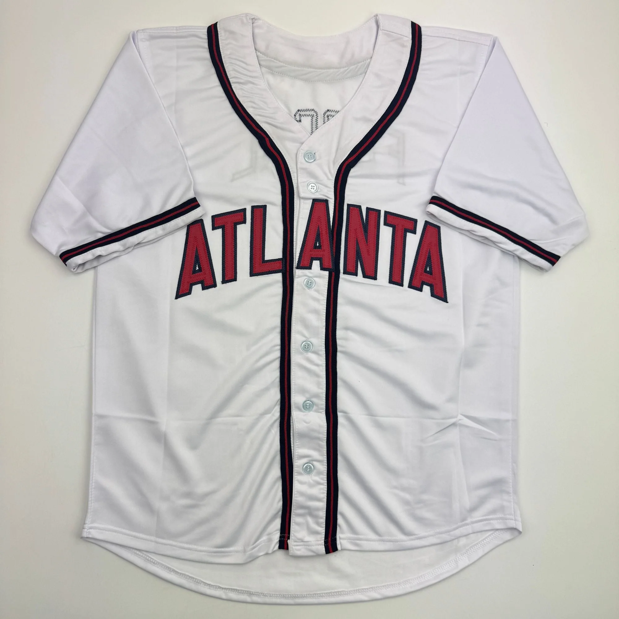 Autographed/Signed Rafael Furcal Atlanta White Baseball Jersey JSA COA - Image 4