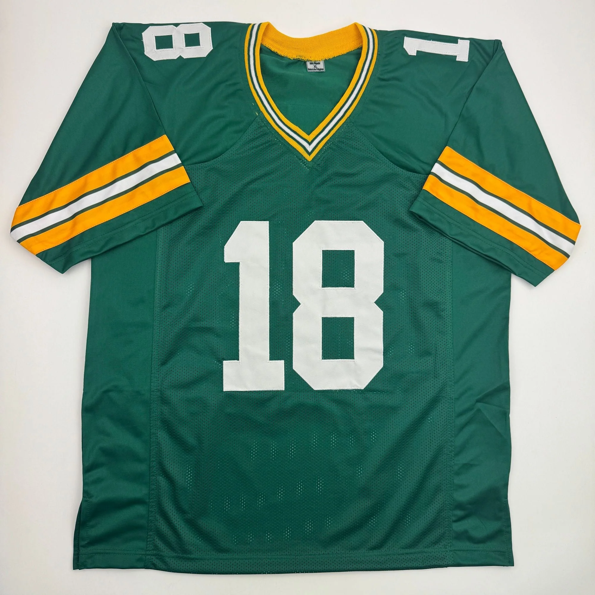 Autographed/Signed Randall Cobb Green Bay Green Football Jersey JSA COA - Image 4