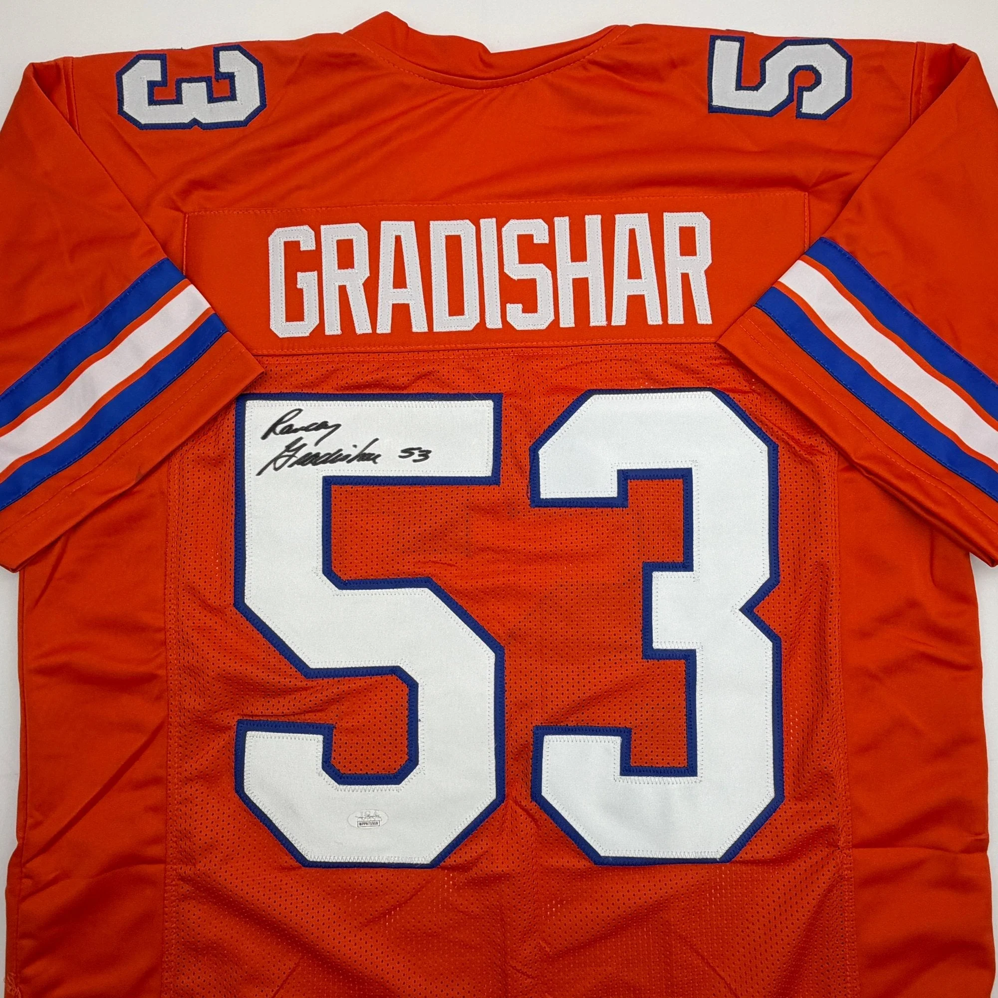 Autographed/Signed Randy Gradishar Denver Orange Football Jersey JSA COA - Image 2