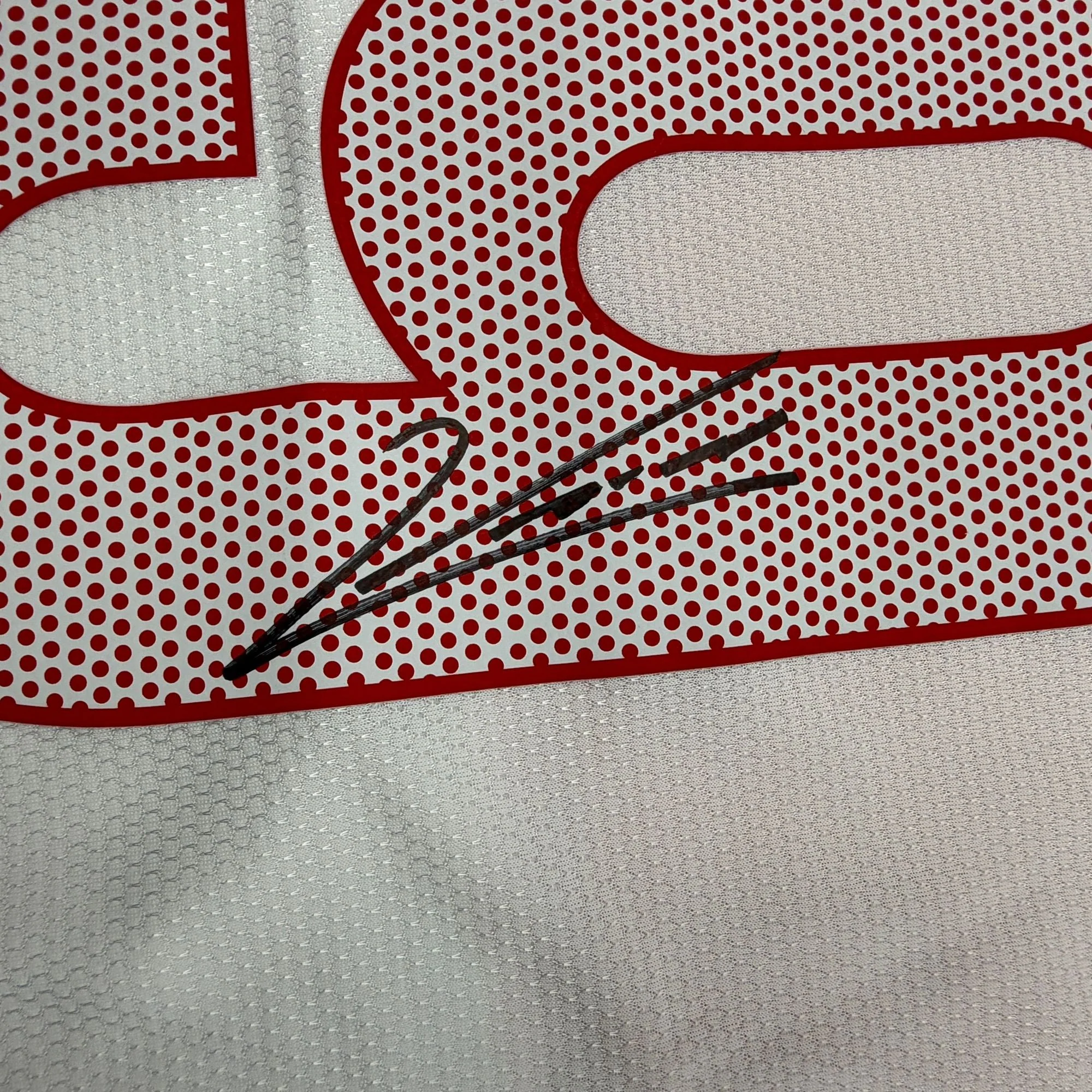 Autographed/Signed Robert Lewandowski Poland White Soccer Futbol Jersey Beckett BAS COA - Image 3