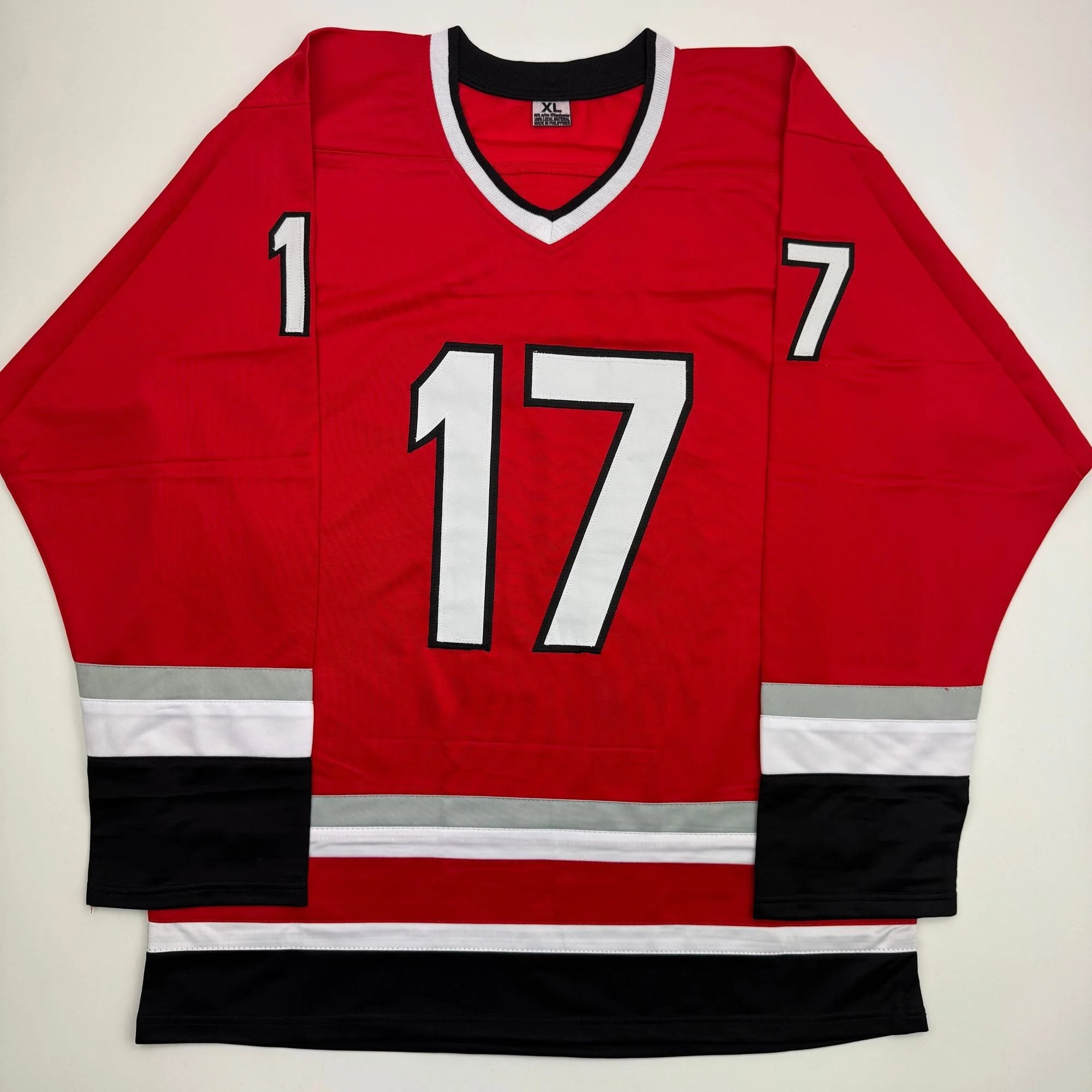 Autographed/Signed Rod Brind'Amour Carolina Red Hockey Jersey Beckett BAS COA - Image 4