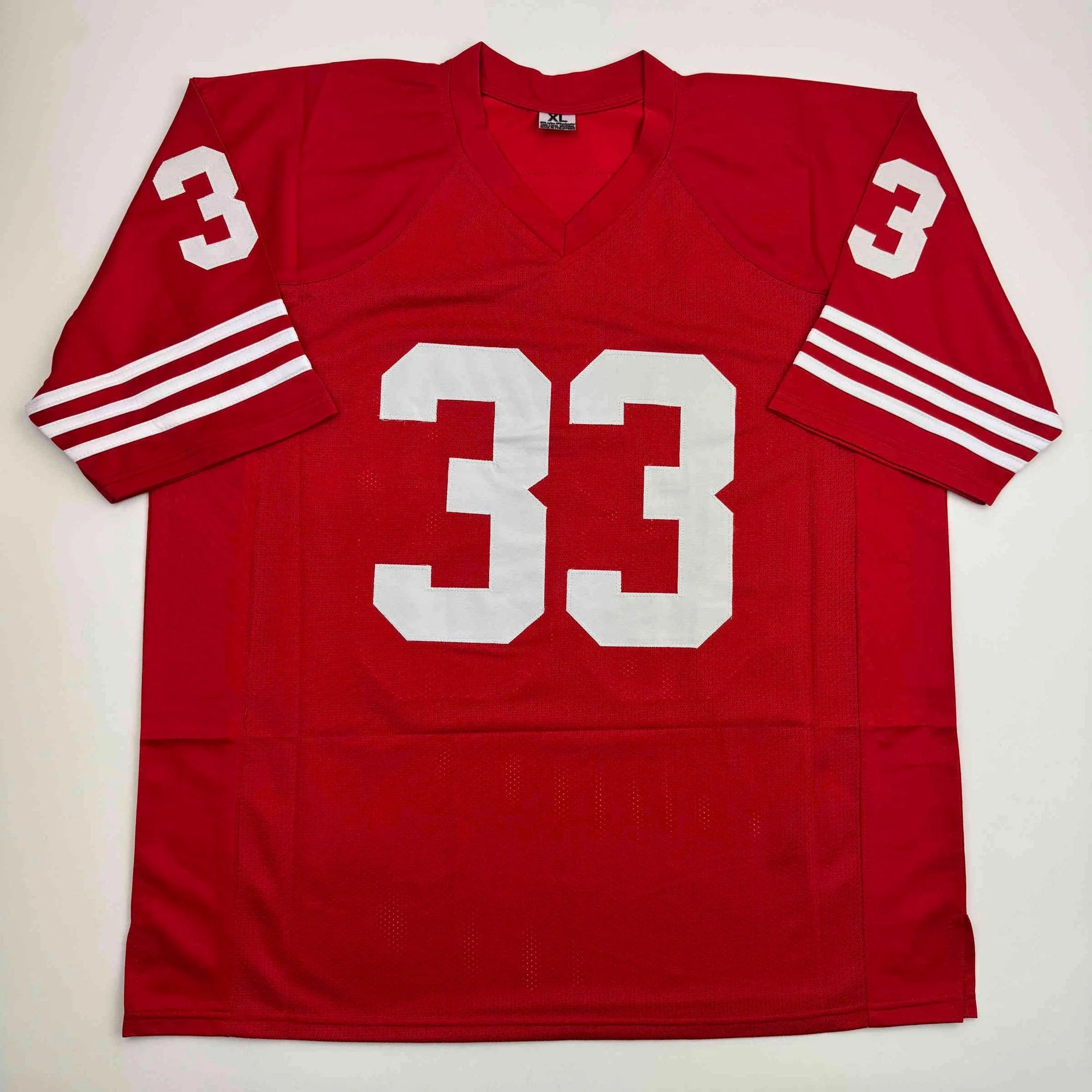 Autographed/Signed Roger Craig San Francisco Red Football Jersey JSA COA - Image 4