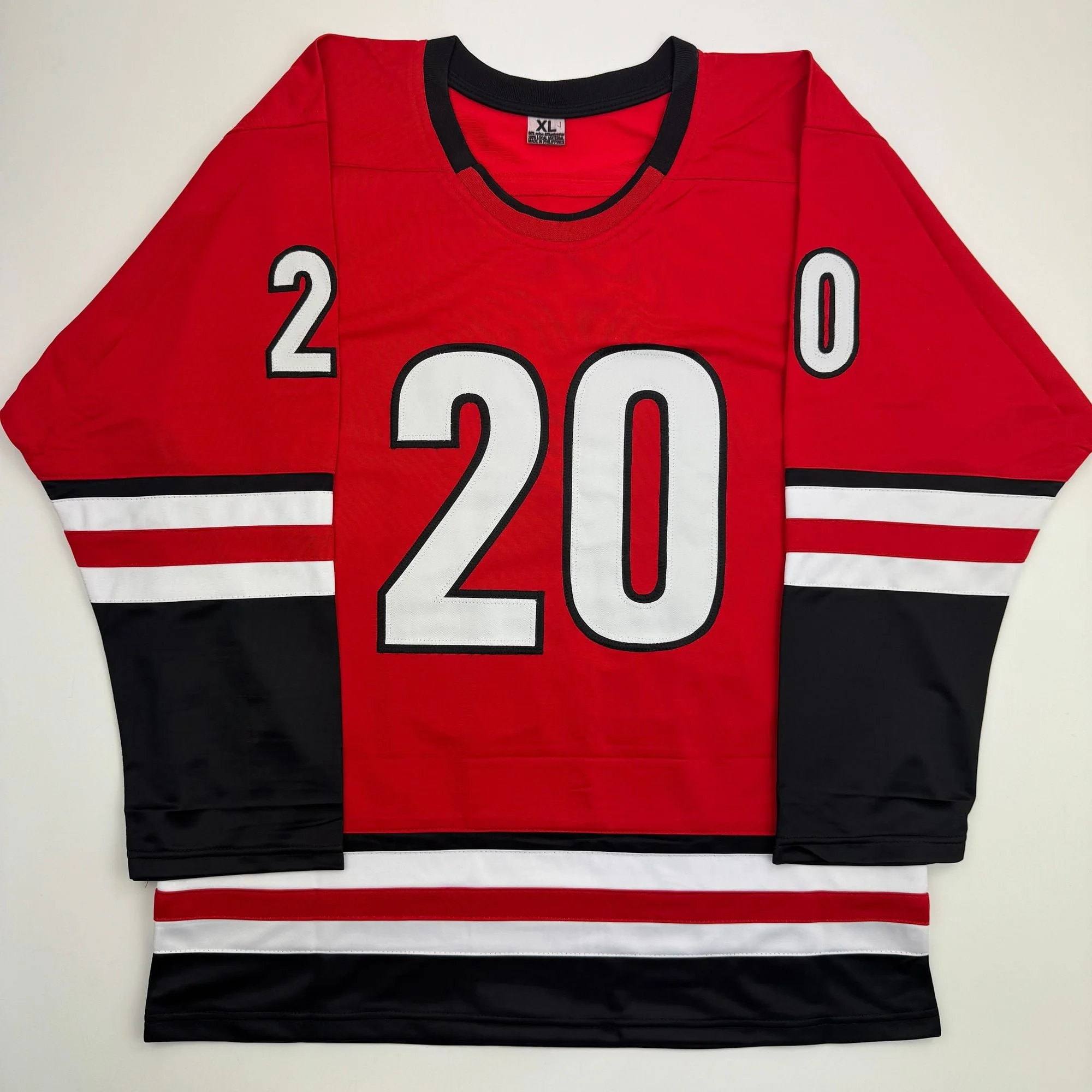 Autographed/Signed Sebastian Aho Carolina Red Hockey Jersey Beckett BAS COA - Image 2