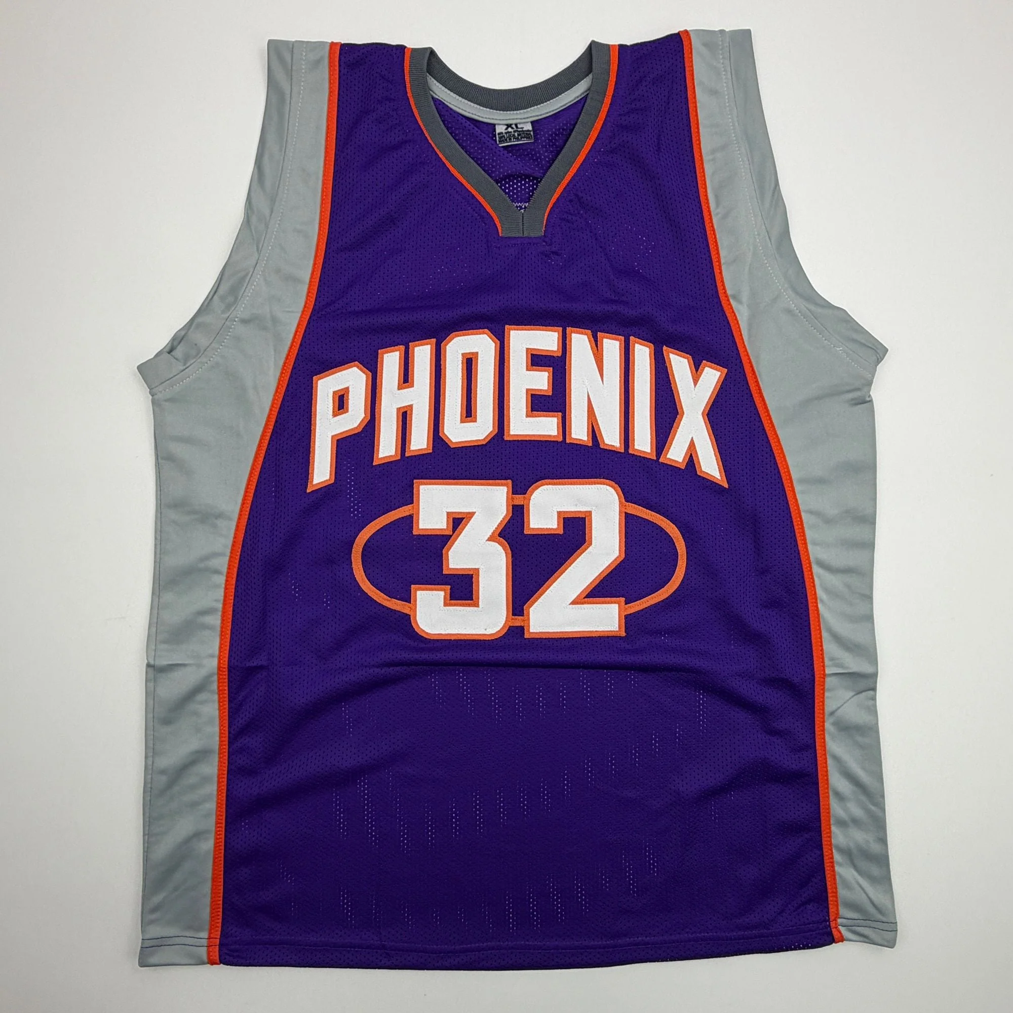 Autographed/Signed Shaquille Shaq O'Neal Phoenix Purple Basketball Jersey Beckett BAS COA - Image 4