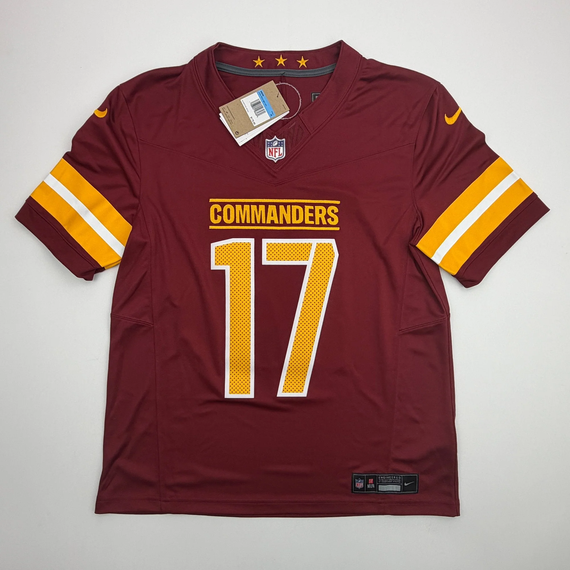 Autographed/Signed Terry McLaurin Washington Commanders Maroon Authentic Football Jersey Fanatics COA - Image 4