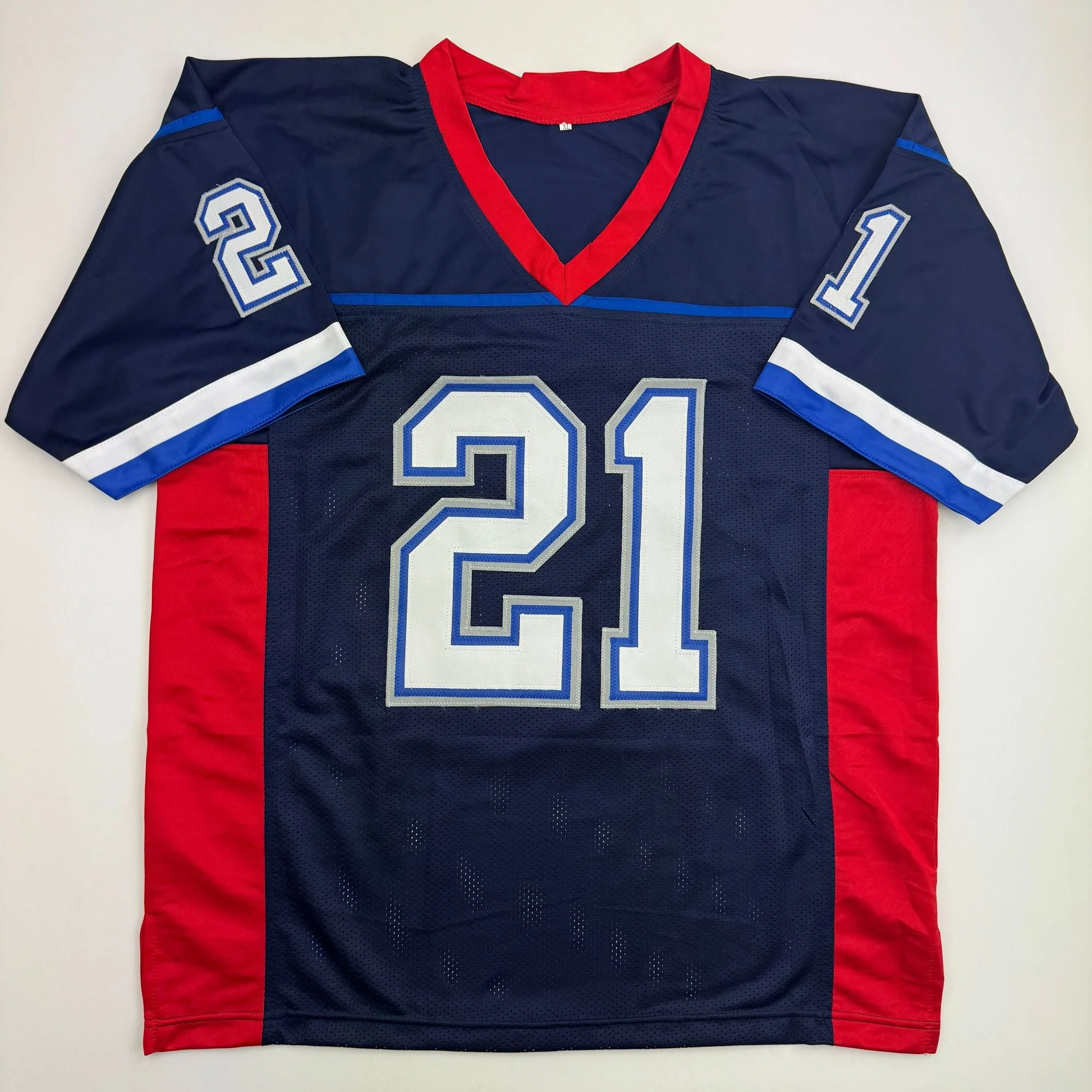 Autographed/Signed Willis Mcgahee Buffalo Blue Football Jersey JSA COA - Image 4