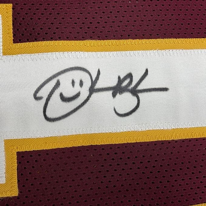 Framed Autographed/Signed Derrick Brooks 35x39 Florida State FSU Maroon College Football Jersey Beckett BAS COA - Image 2