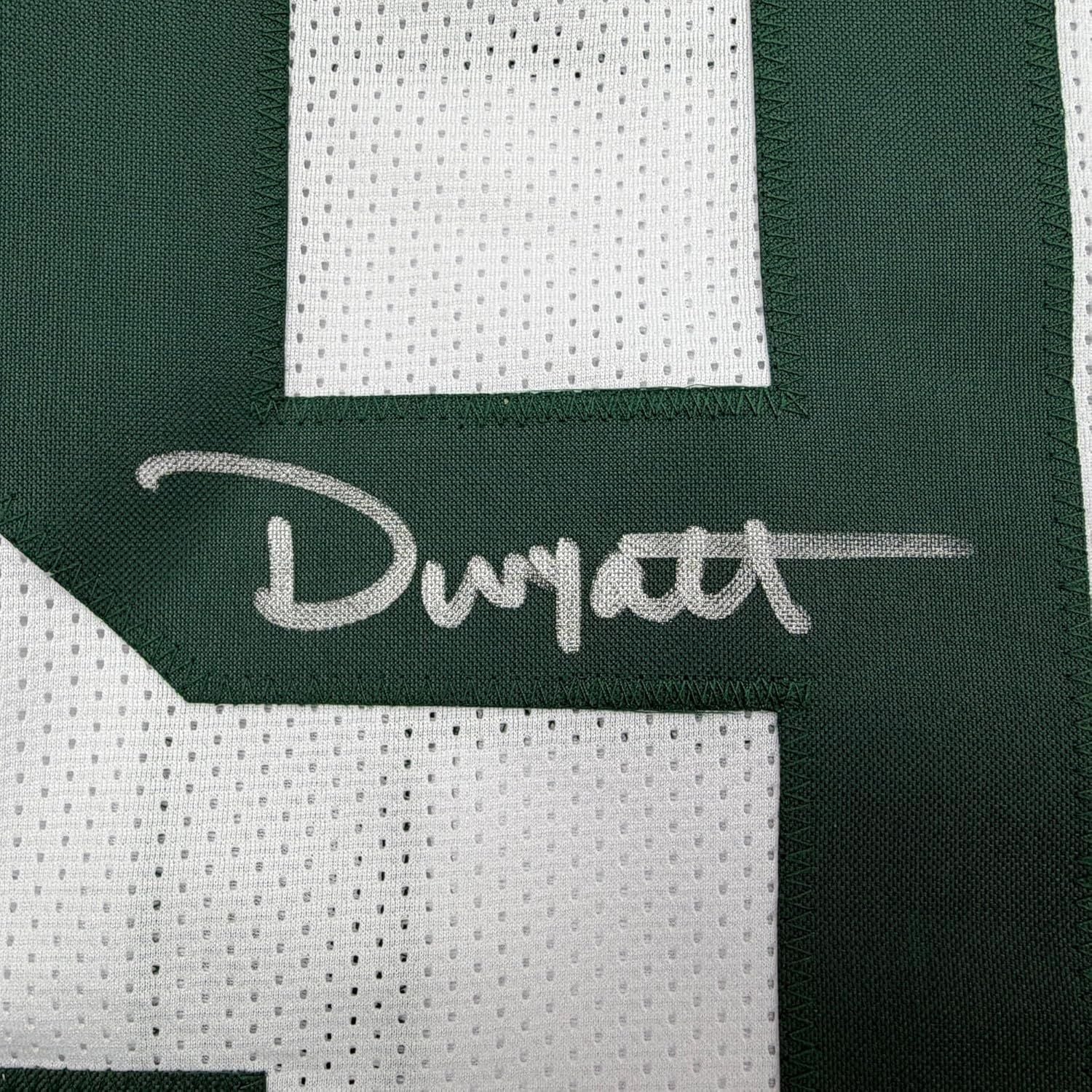 Framed Autographed/Signed Devonte Wyatt 35x39 Green Bay White Football Jersey Beckett BAS COA - Image 2