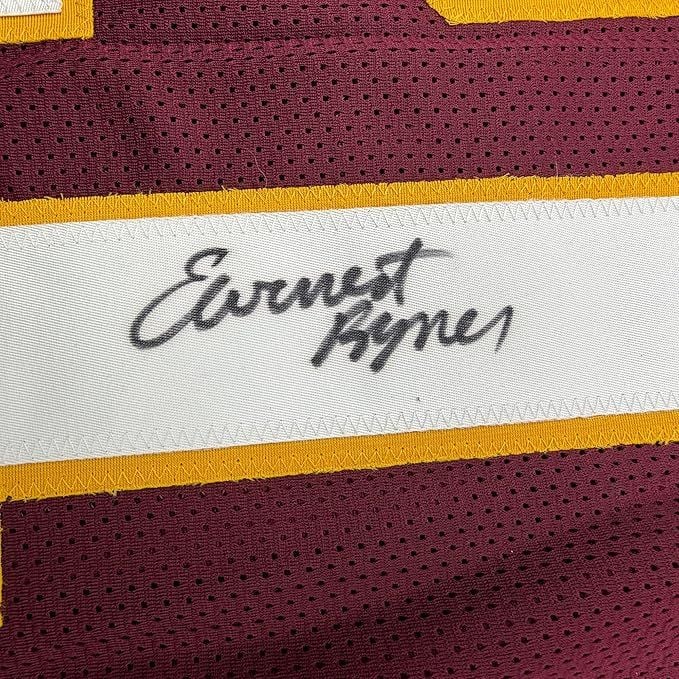 Framed Autographed/Signed Earnest Byner 35x39 Washington Maroon Football Jersey JSA COA - Image 2