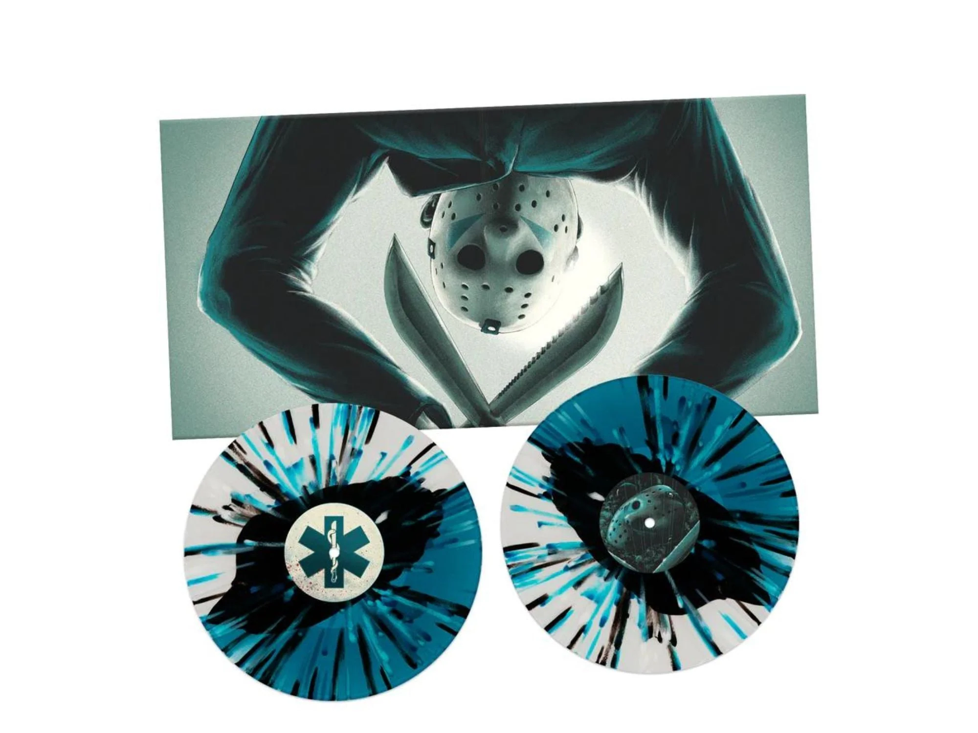 Friday the 13th Part V: A New Beginning Soundtrack (Imposter Jason & Crystal Lake Colored 2x Vinyl) - Image 2