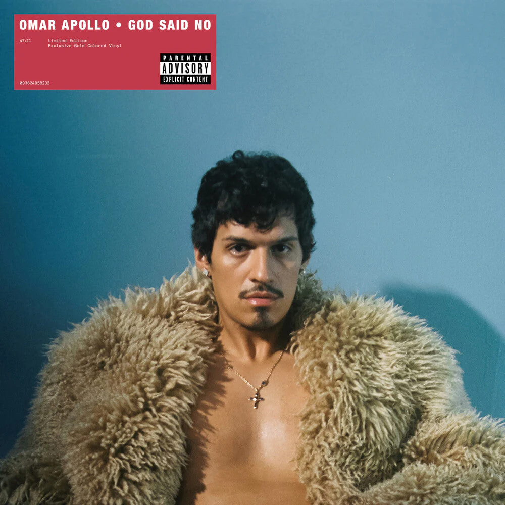 Omar Apollo - God Said No [ Indie Exclusive Gold LP Gatefold with printed inner sleeve and poster]