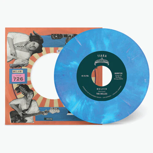 The Belles - Melvin B/w Come Back - Blue/white Marble (Vinyl LP)