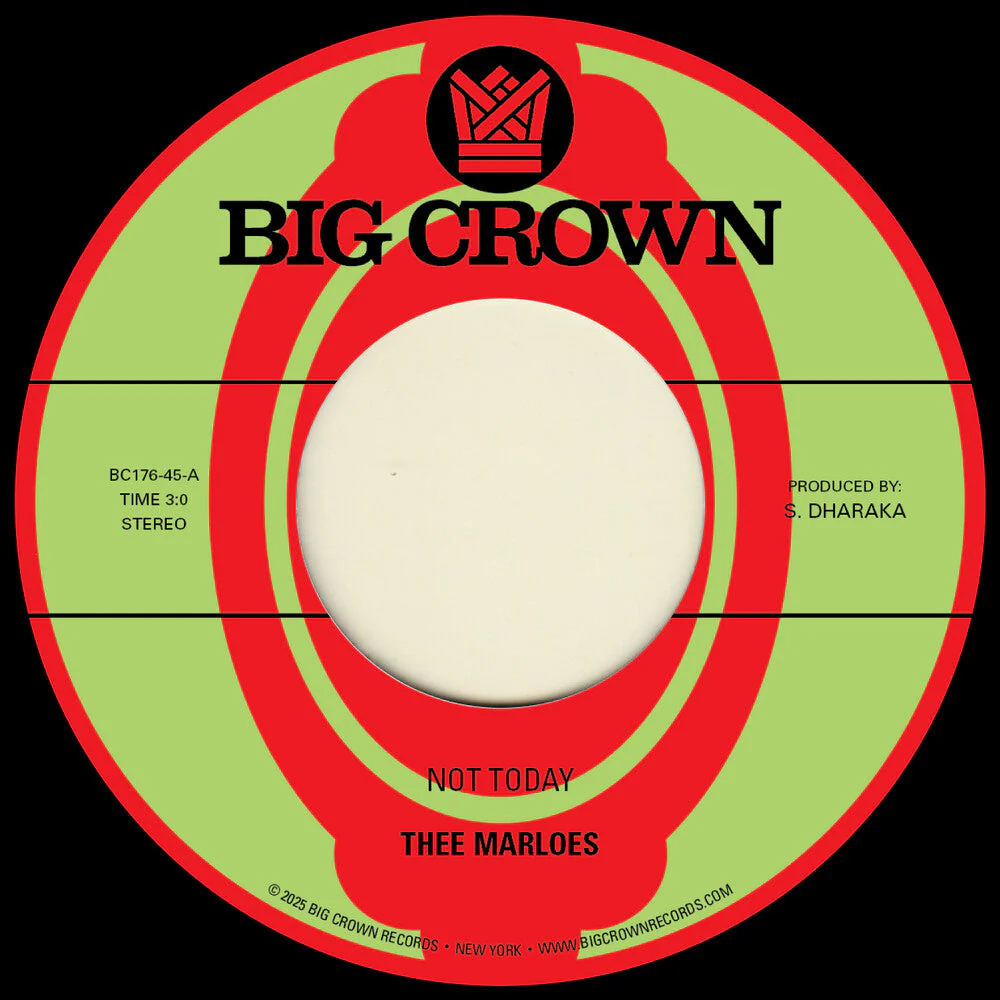 Thee Marloes - Not Today B/W Over [7" Vinyl]